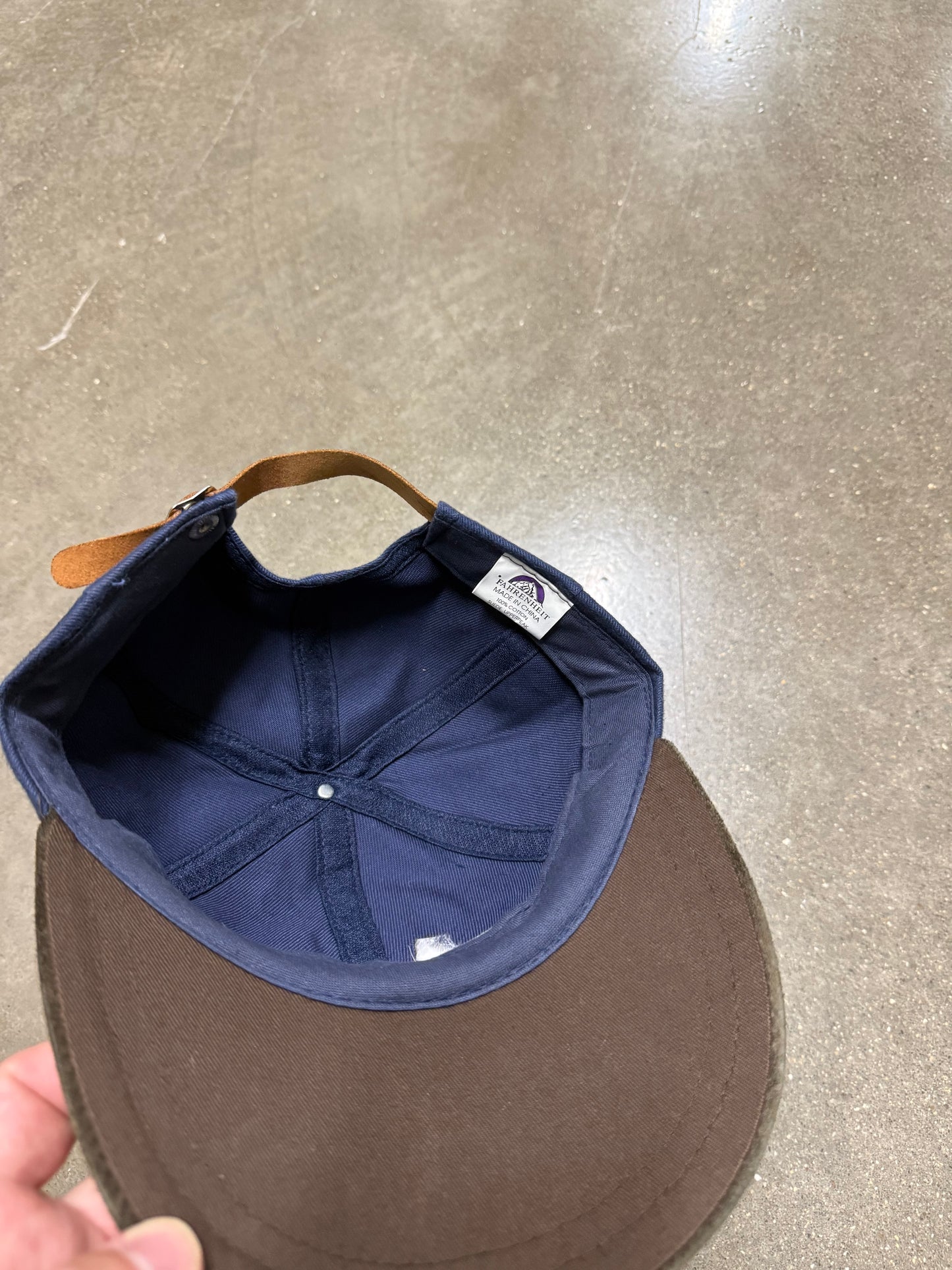 Vintage Leather Strap-back Golf Style Killington Hat