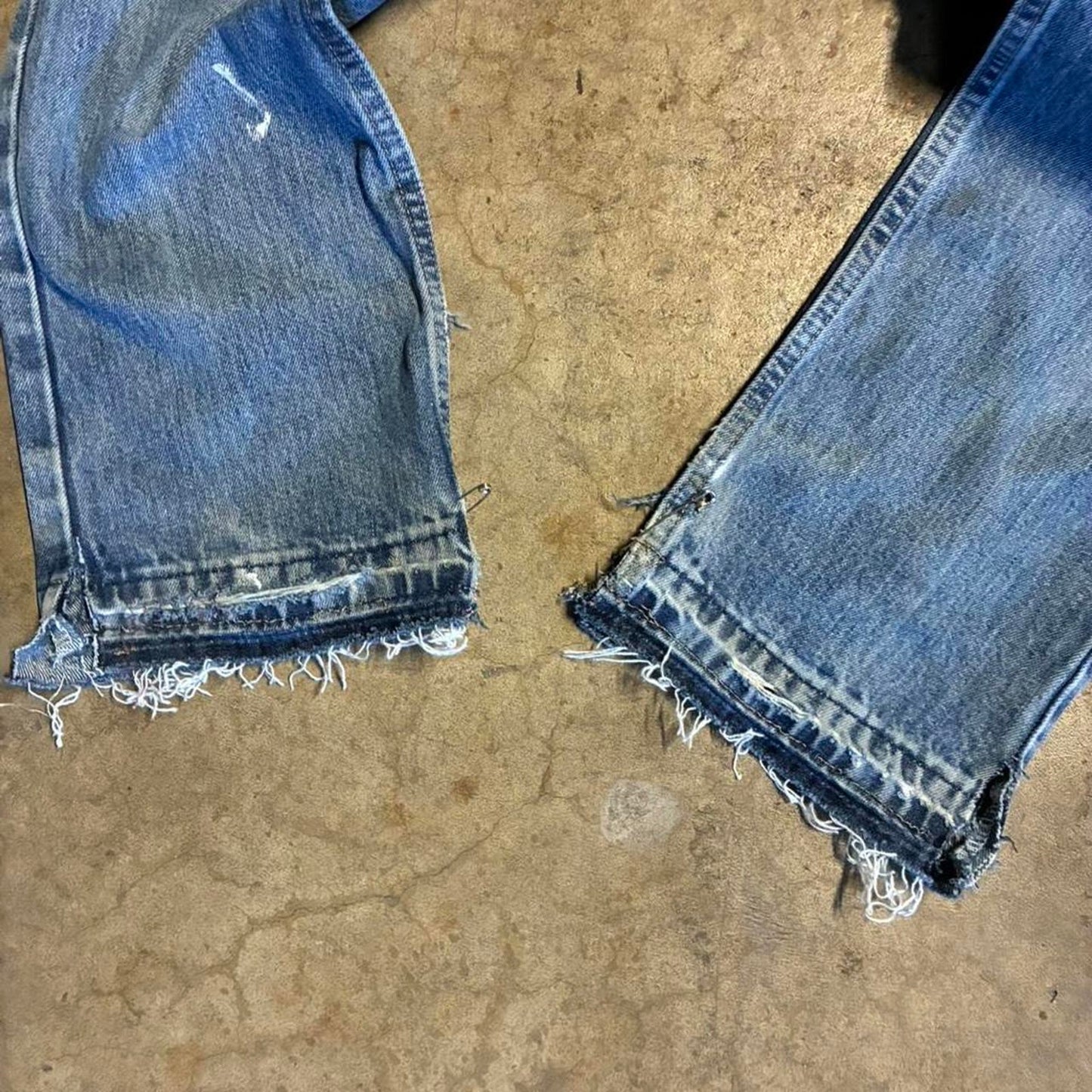 Vintage Light Blue Wash Jeans