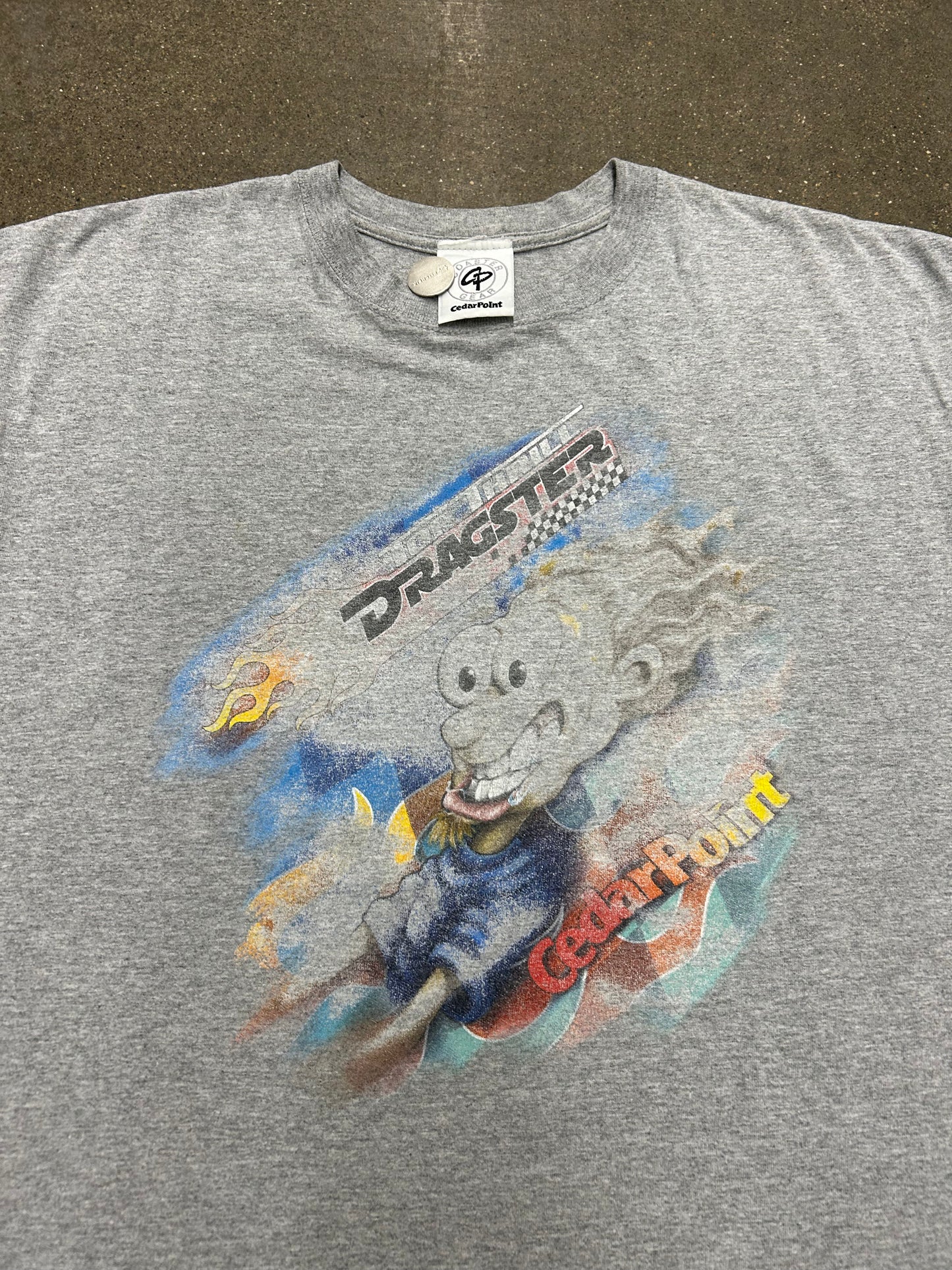 Y2K Cedar Point Top Thrill Dragster T-Shirt