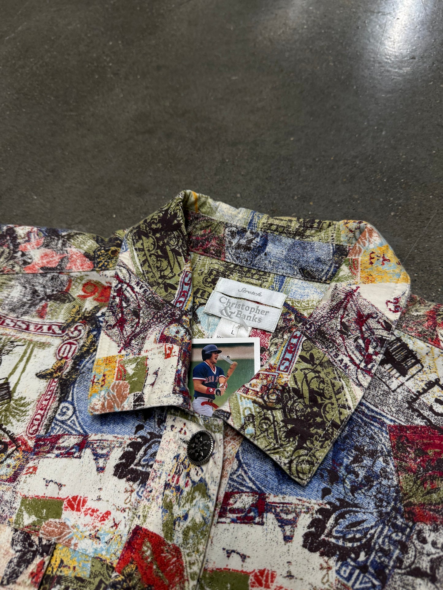 Y2K Christopher & Banks All Over Print Jacket