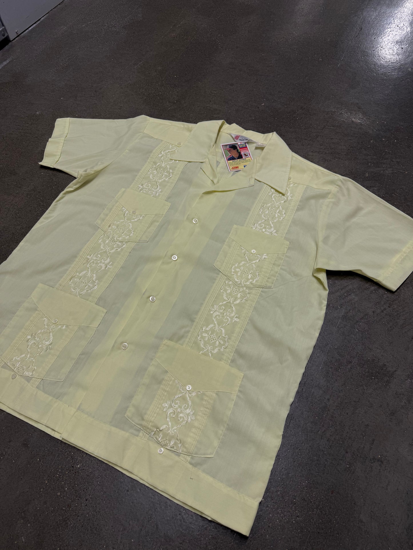 1990's Embroidered Button Up