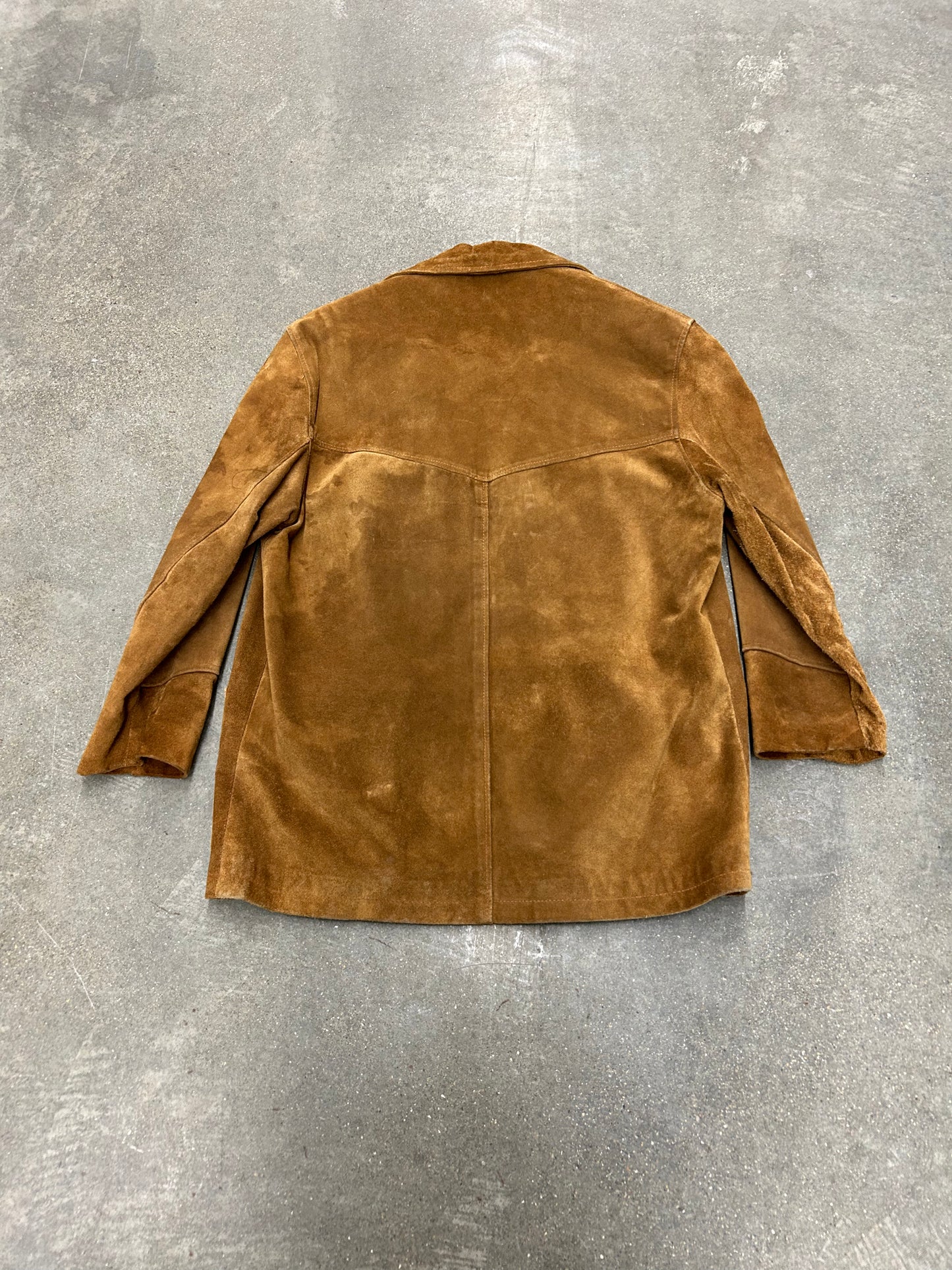 Vintage Italian Suede Leather Jacket