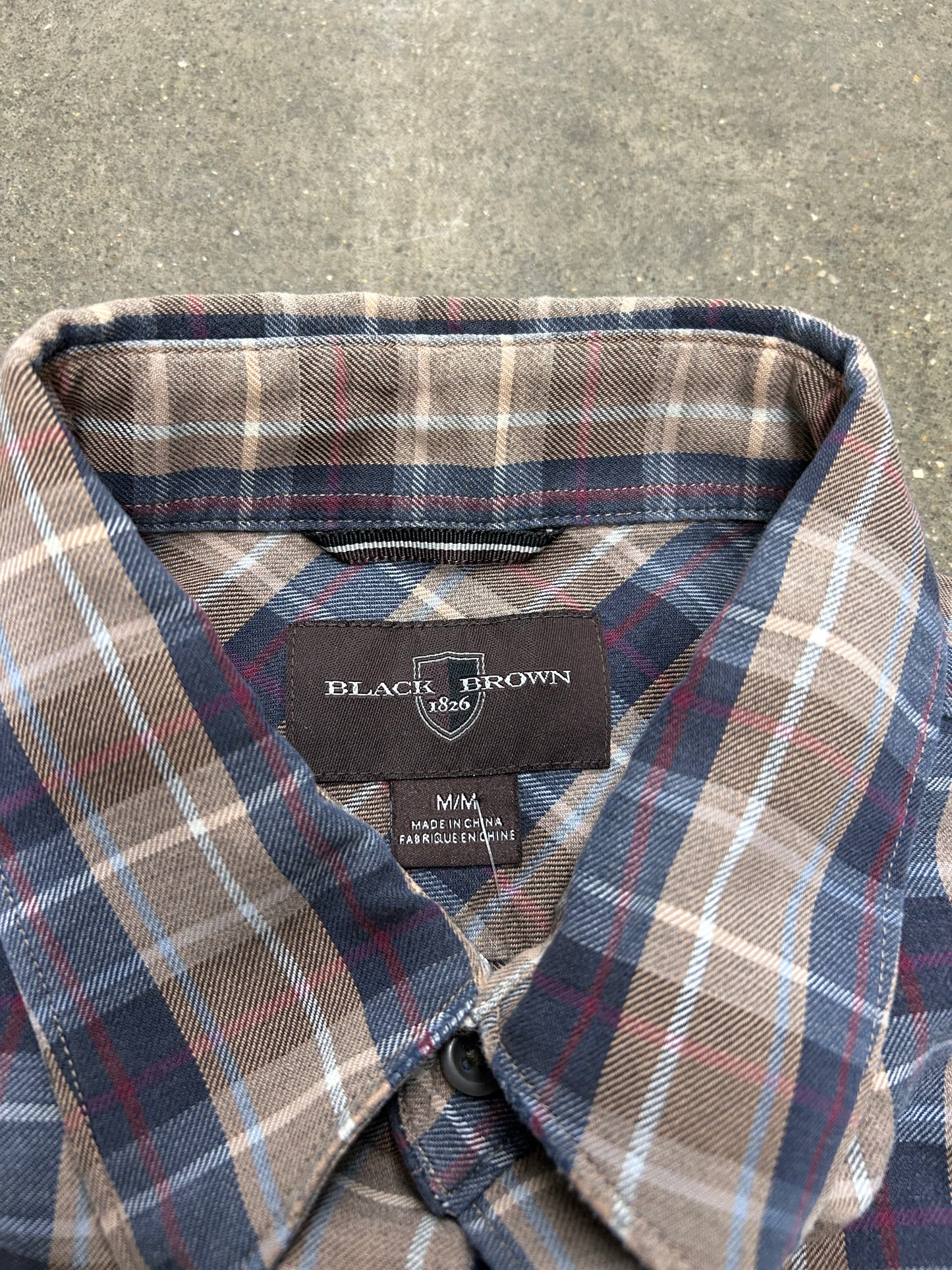 Y2K BlackBrown Flannel