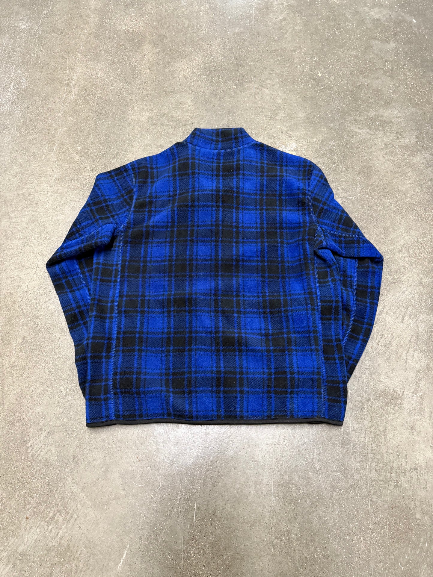 Y2K Reversible Blue Flannel Jacket