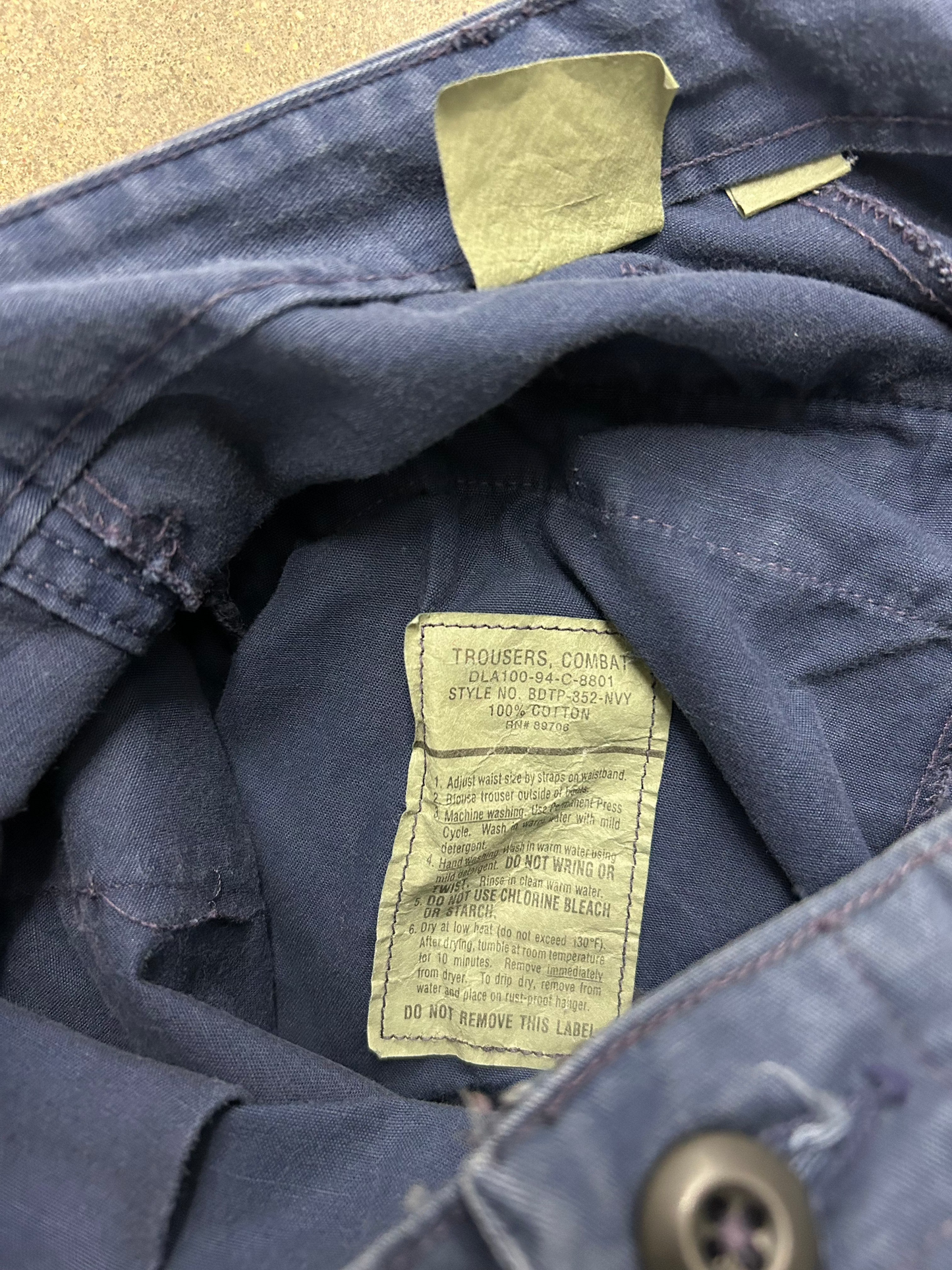 1990's Navy Combat Cargo Pants
