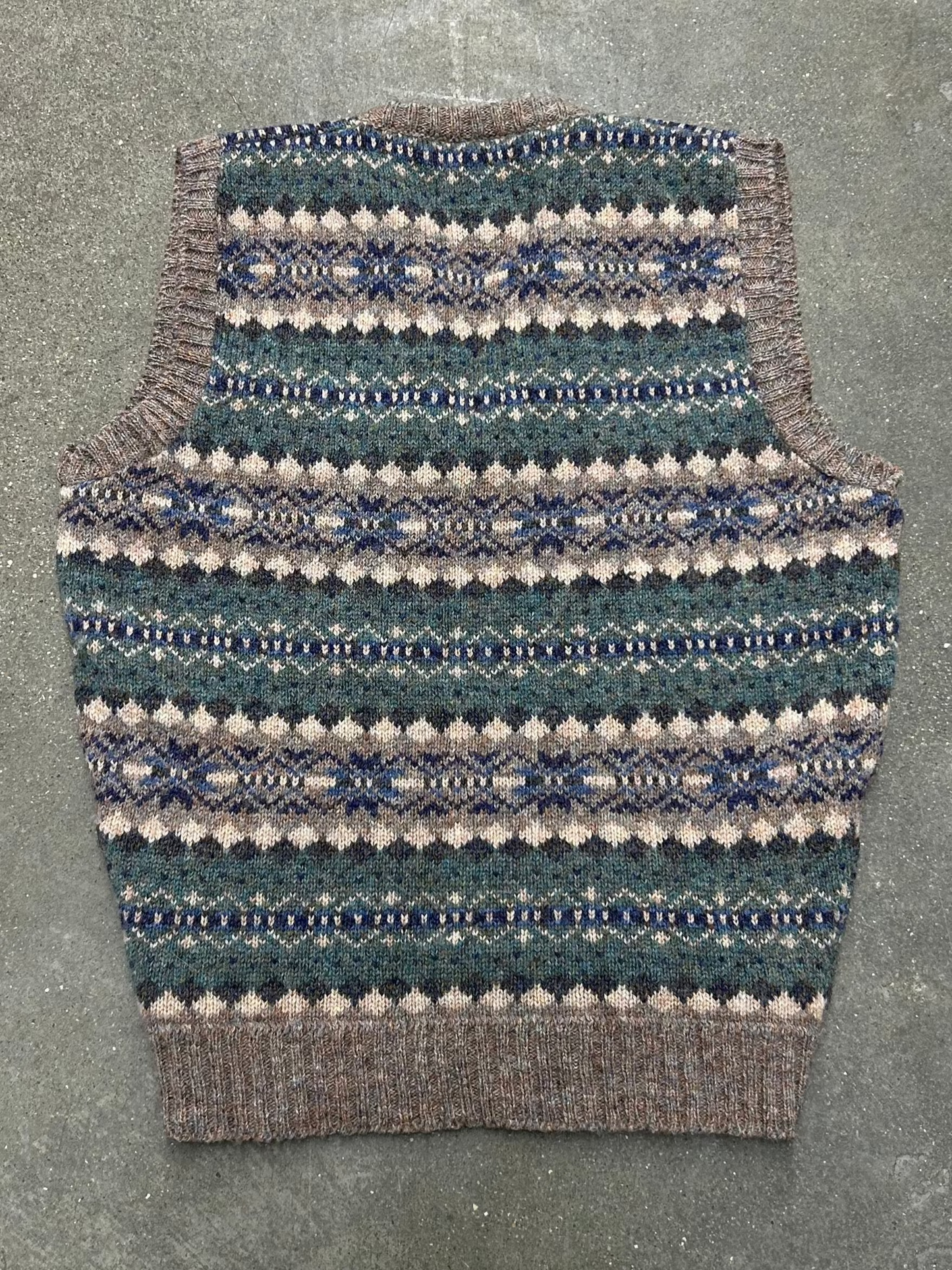 1990's Land's End 100% Wool Sweater Vest