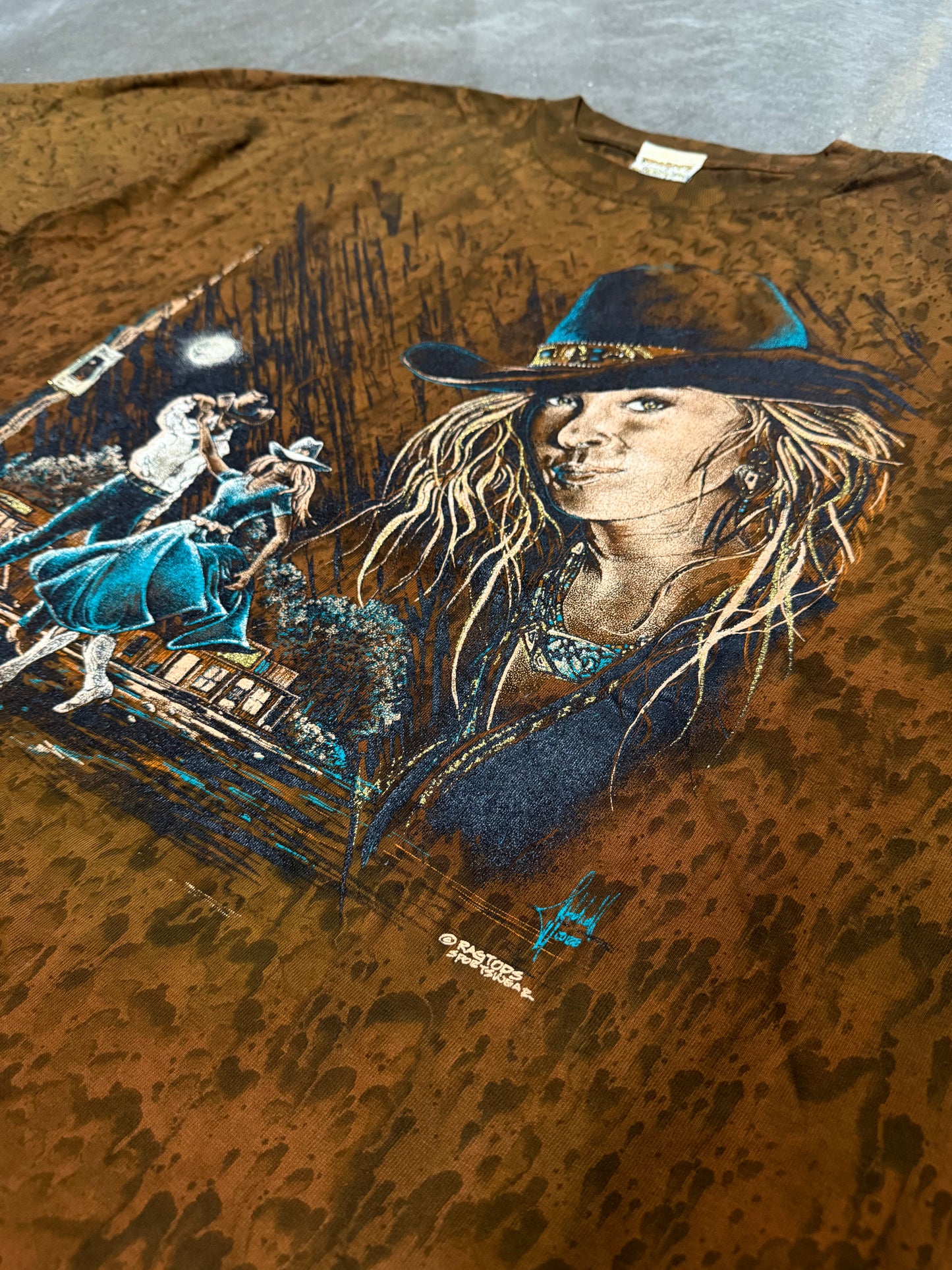 Vintage 1990's Ragtops Western Country Dancing T-Shirt