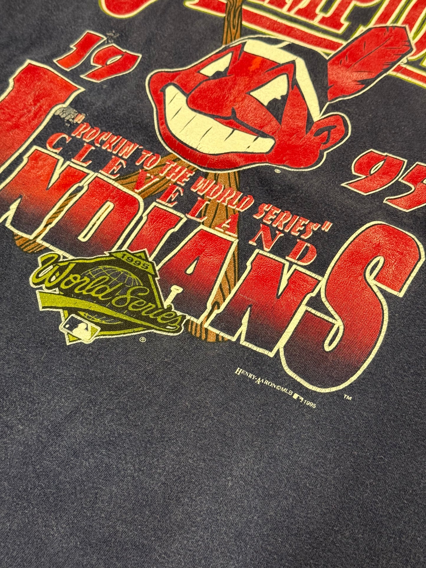 Vintage 1995 World Series Cleveland Indians T-Shirt