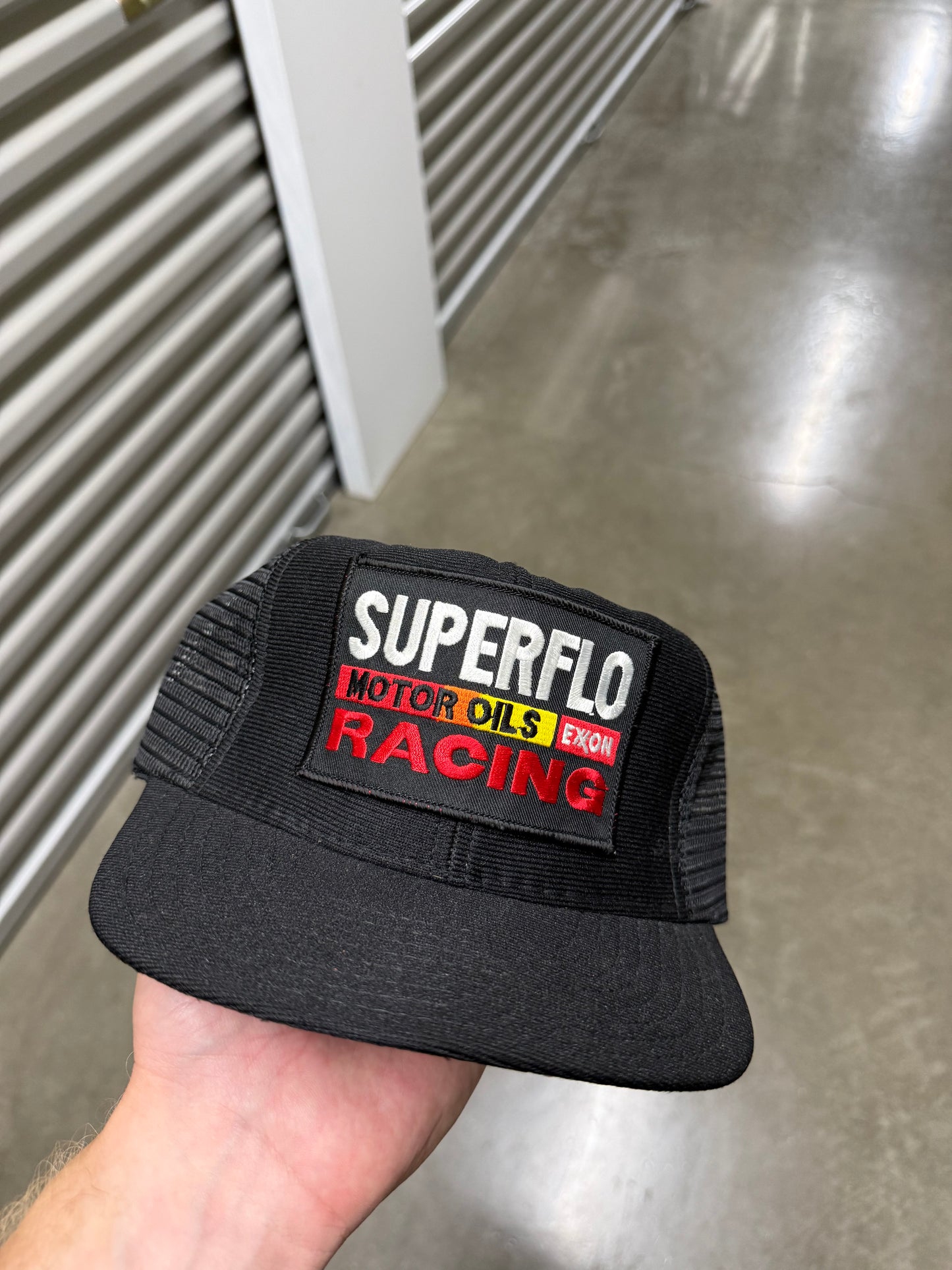 Vintage Racing Superflo Motor Oil SnapBack Hat