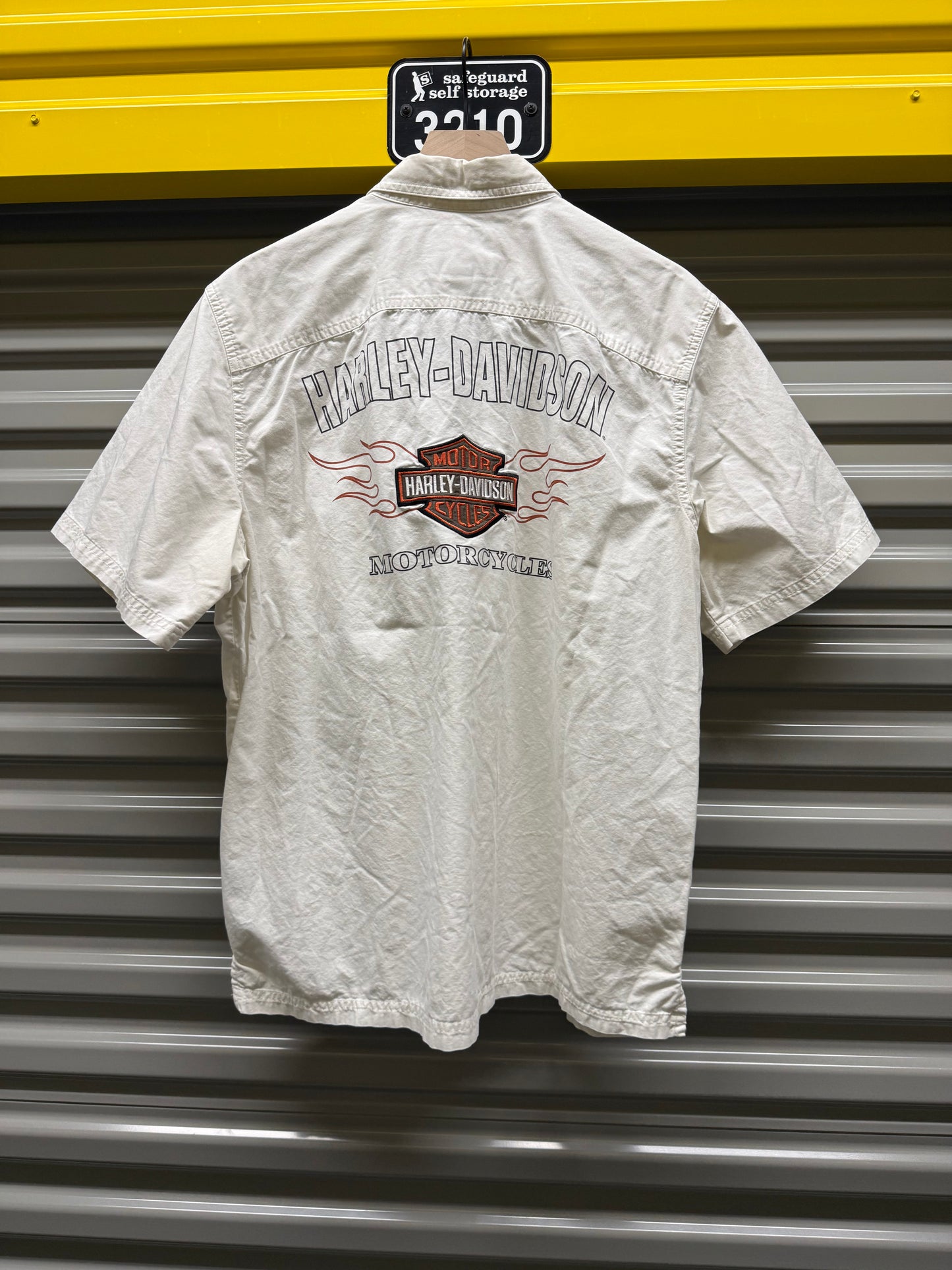 Vintage Harley Davidson S/S Button Up T-shirt size Large