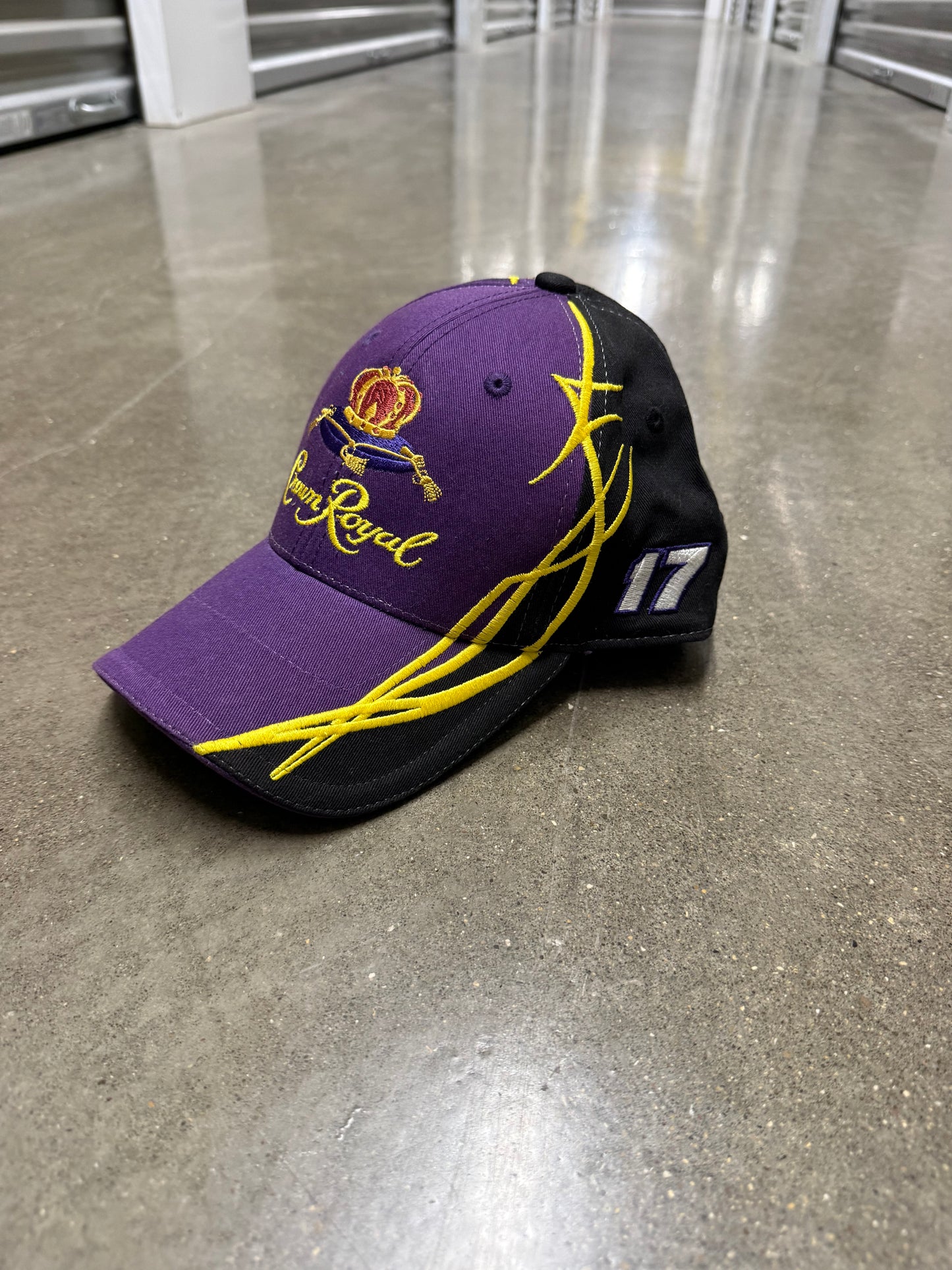 Crown Royal Racing Flames Nascar Hat
