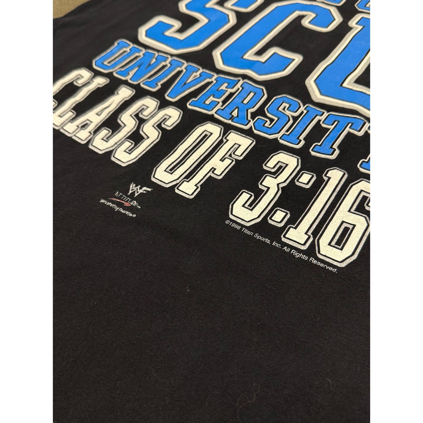 1998 Stone Cold Steve Austin University Class of 3:16 T-Shirt