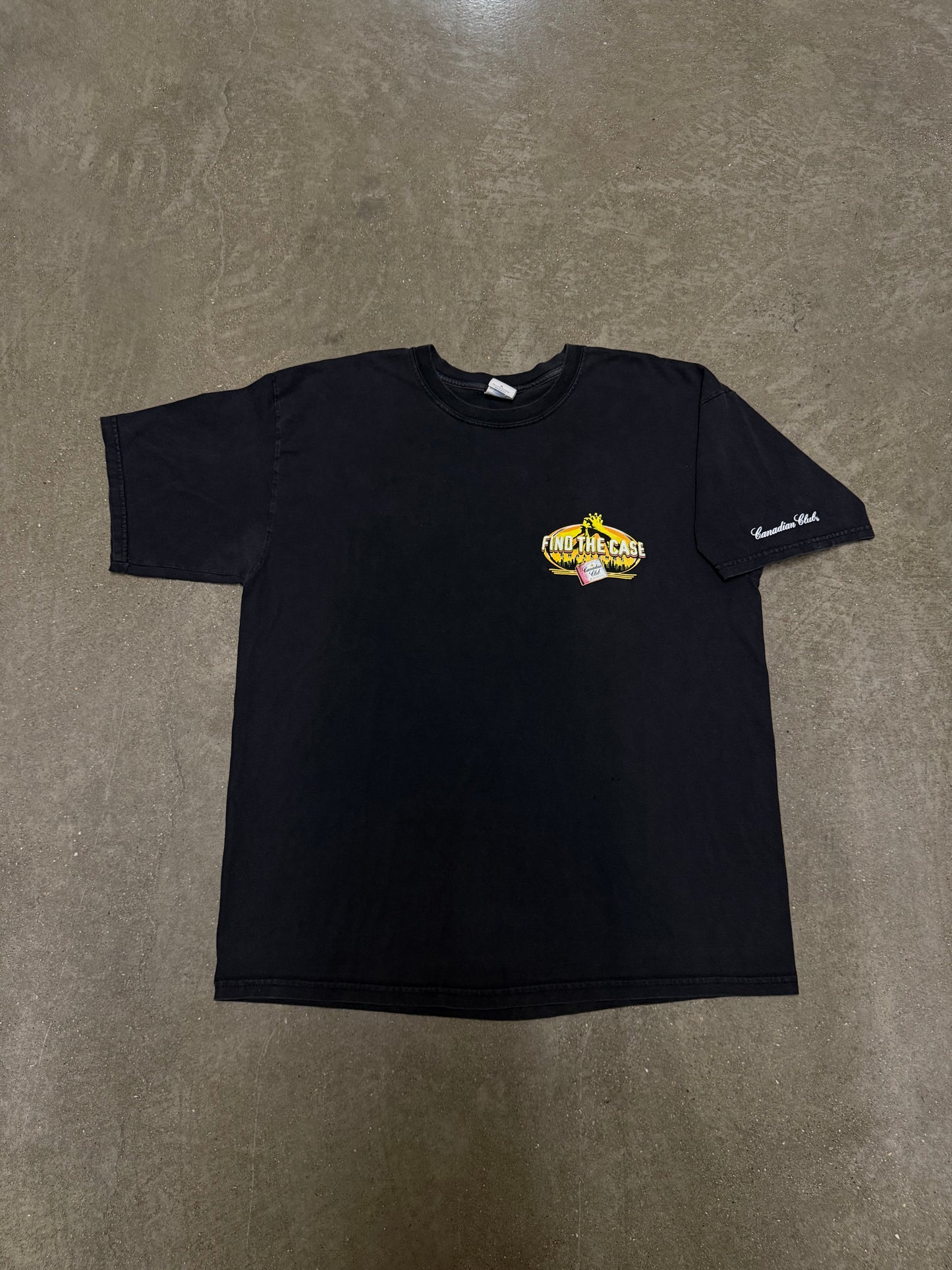 Vintage Canadian Club Whiskey Alcohol Promo T-shirt