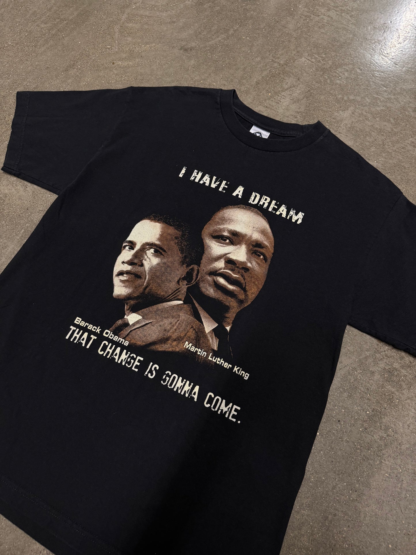 Vintage MLK Obama I have a Dream t-shirt