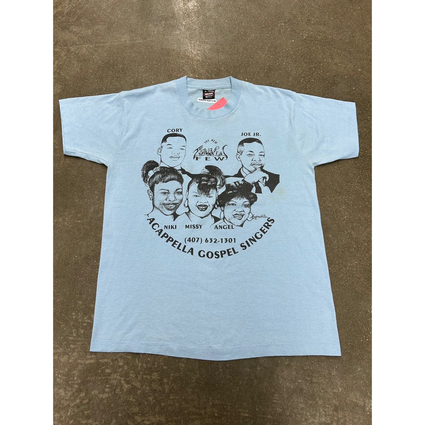 Vintage 1989 Acapella Gospel Singers Concert T-Shirt