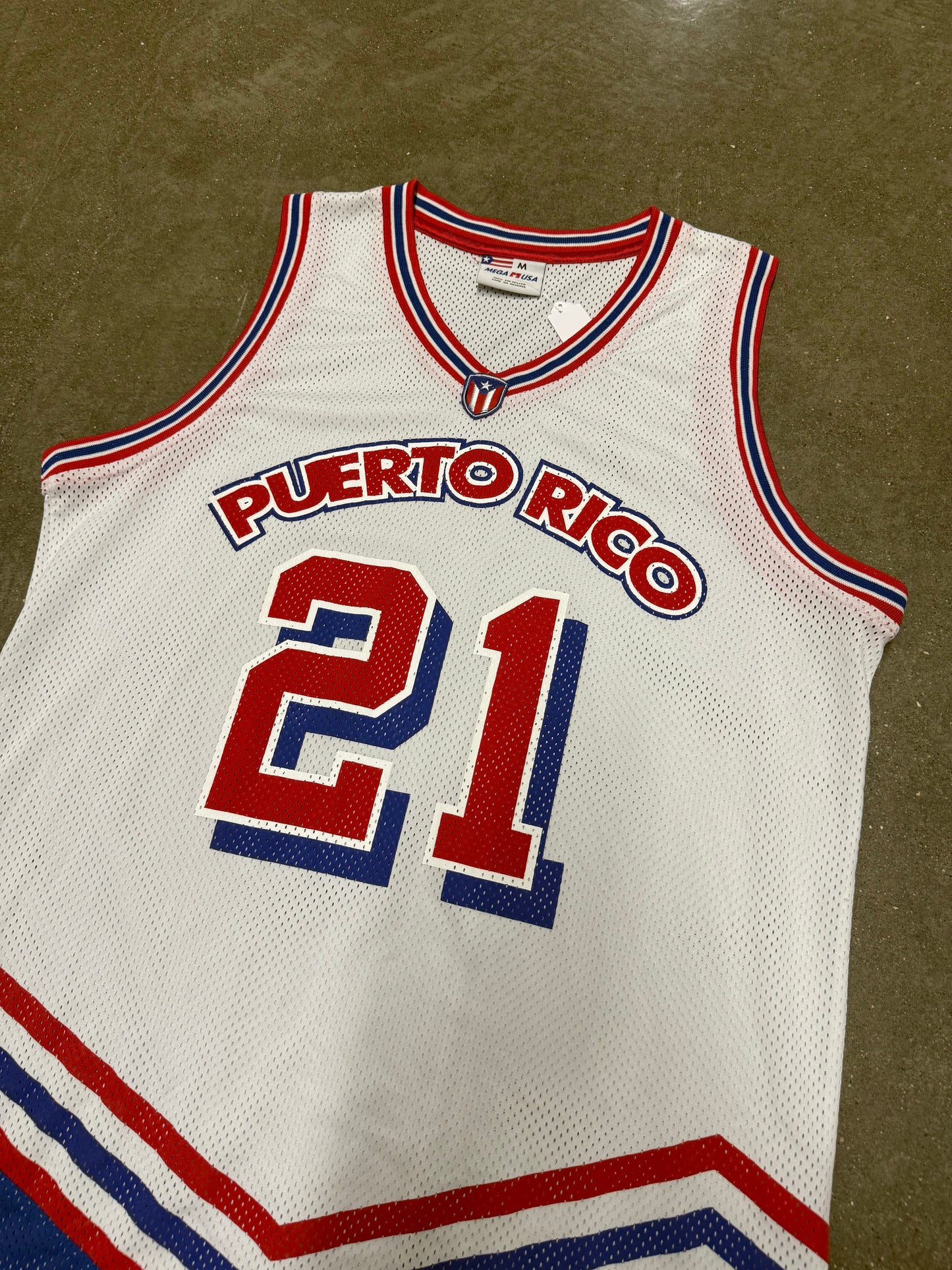 Vintage Puerto Rico Basketball National Jersey