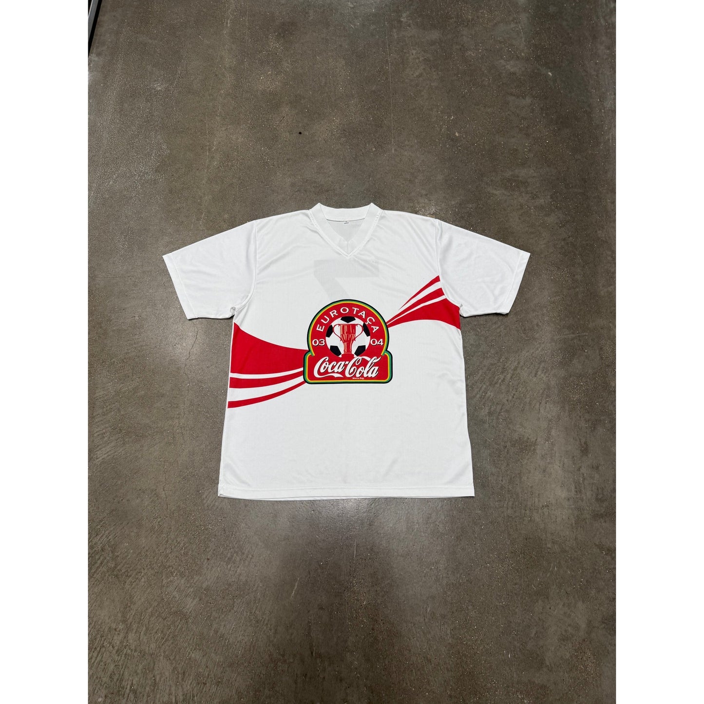 Vintage 2003-04 Eurotaça Portuguese Coca-Cola Soccer Jersey Uniform Kit