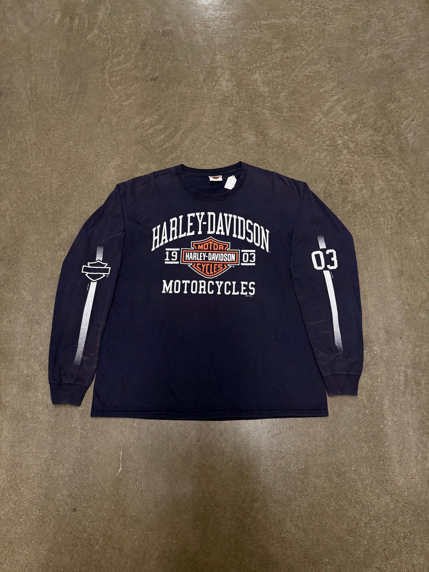 Vintage Harley Davidson Pittsburgh, PA Long-sleeve Graphic