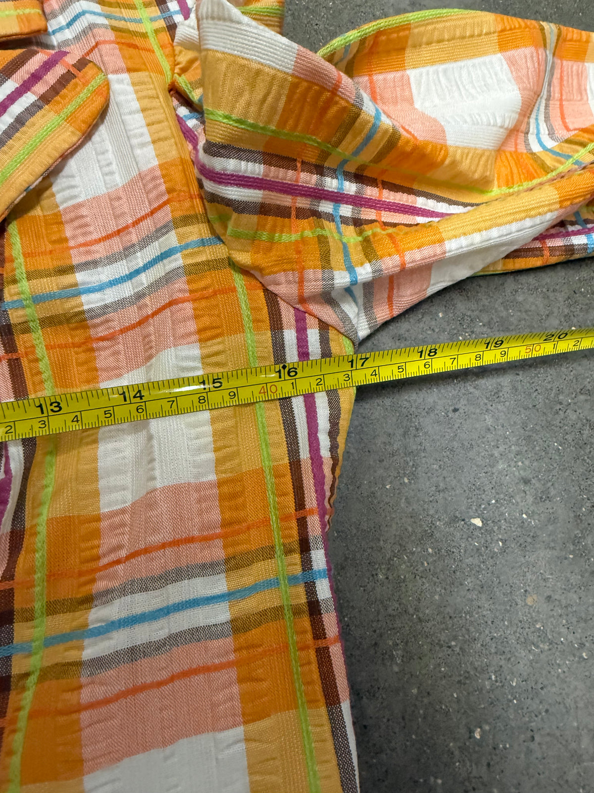 1970’s Plaid Women’s Button-Up Shirt Jacket