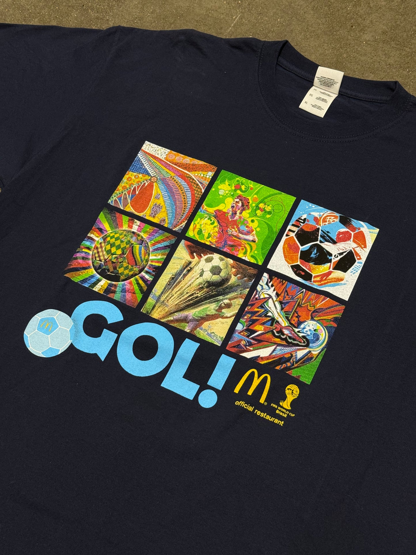 FIFA World Cup Brazil 2014 McDonalds Promo T-Shirt