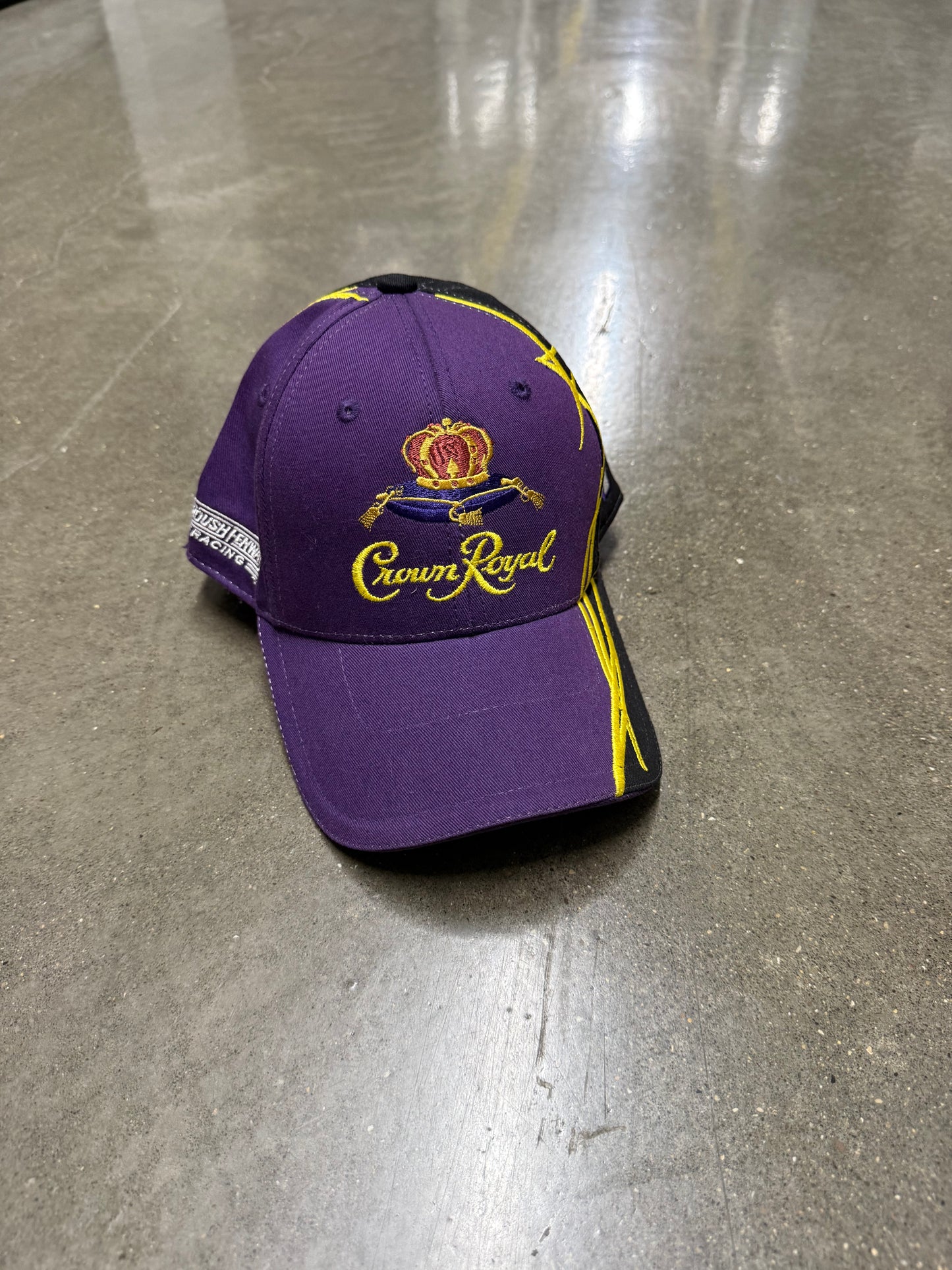 Crown Royal Racing Flames Nascar Hat