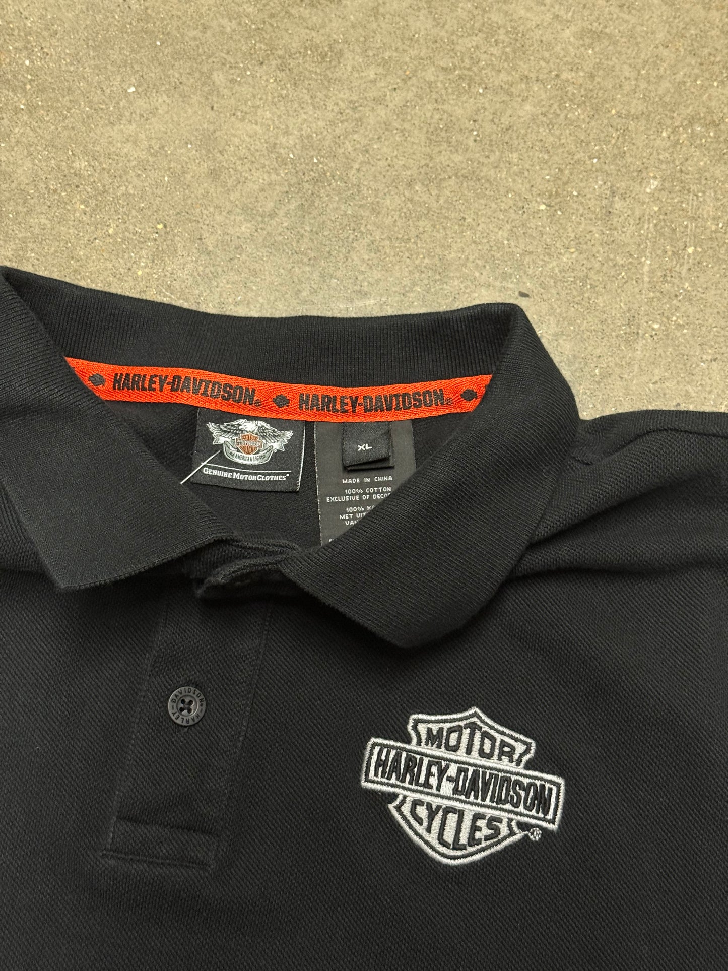 Harley Davidson Motorcycle Polo Rugby Golf Shirt