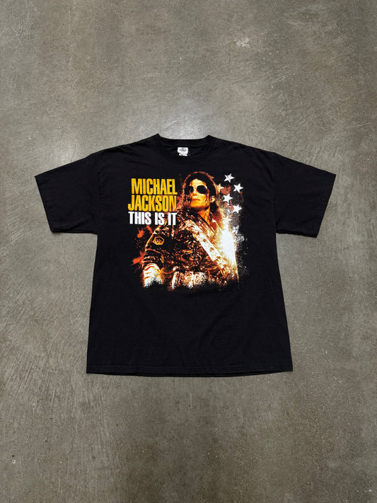 Vintage Y2K Michael Jackson This Is It Tour T-Shirt