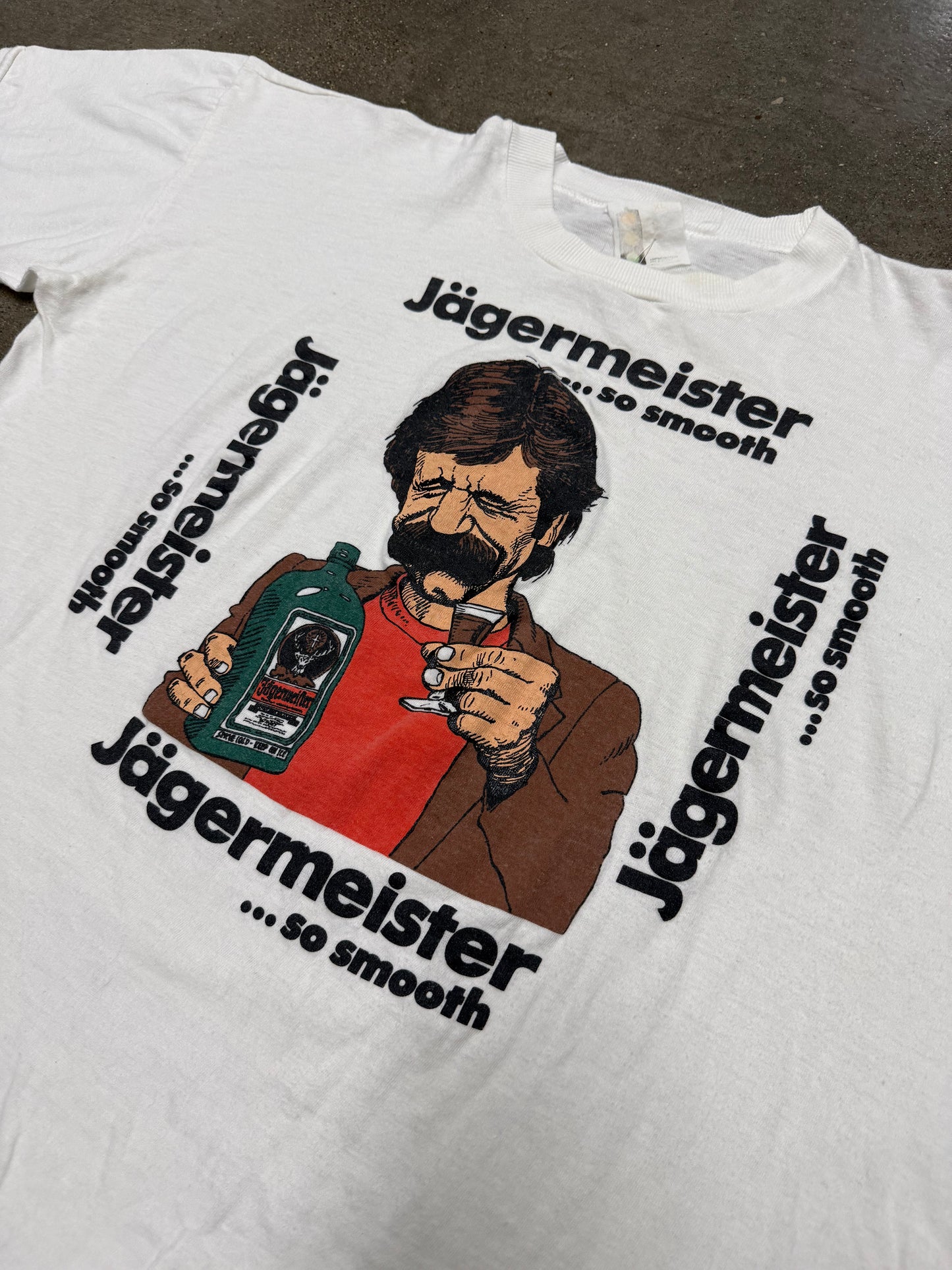 Vintage 1980s Jägermeister Single Stitch T-Shirt