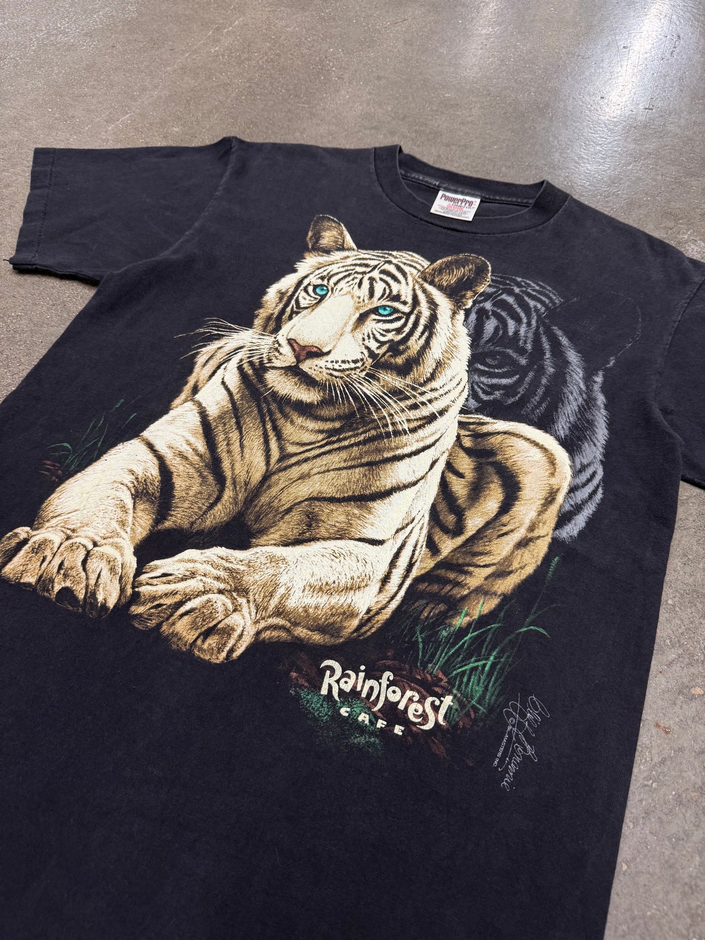 Vintage 1990's Rain Forrest Cafe Tiger T-Shirt