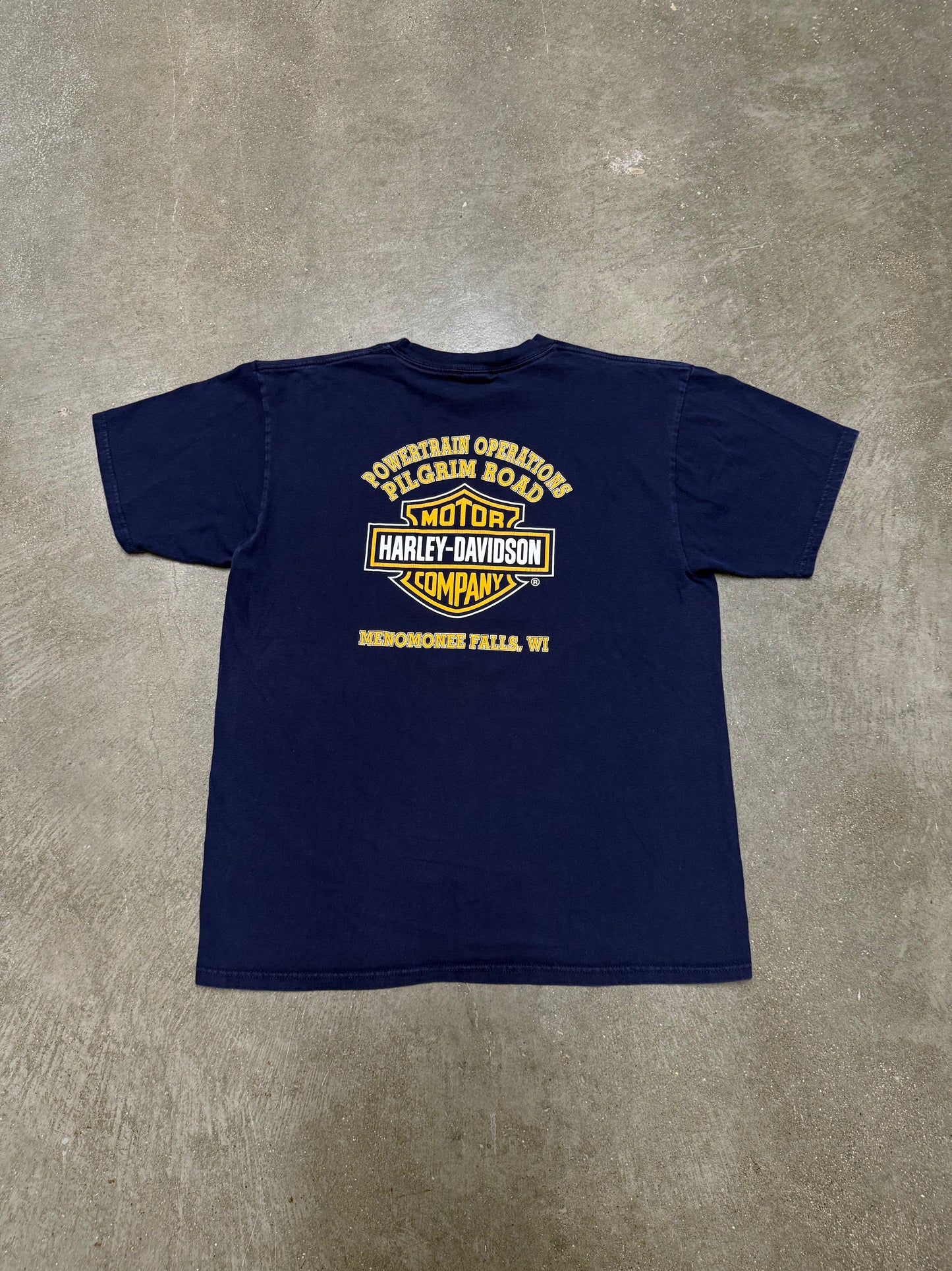 Vintage Y2K Harley Davidson Menomonee, WI T-Shirt