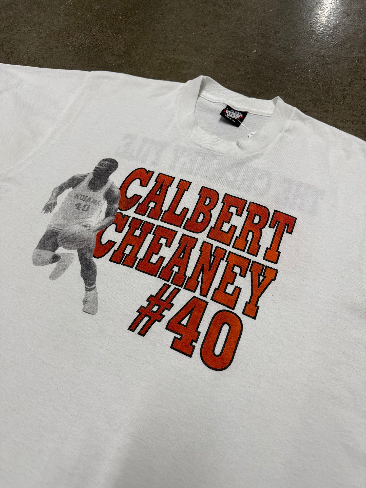 Vintage 1990's Calbert Cheaney Indiana Basketball T-Shirt