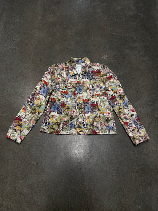Y2K Christopher & Banks All Over Print Jacket