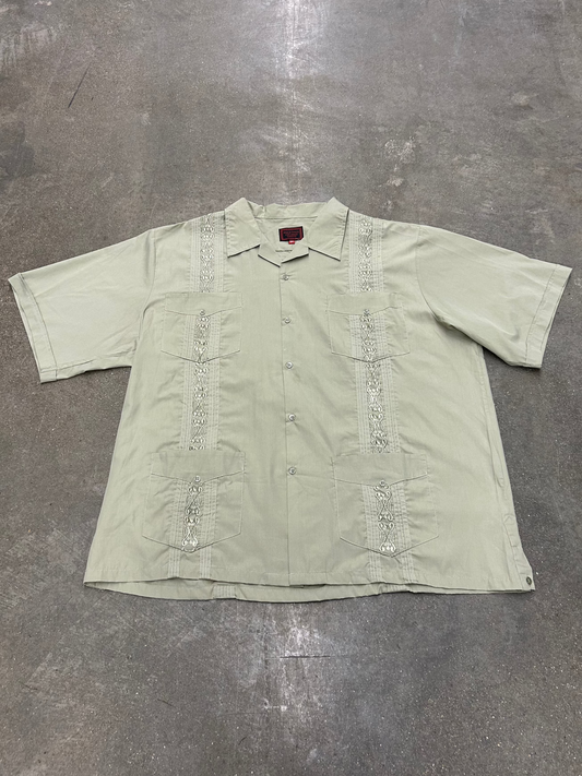 Y2K Hawaiian Embroidered Shirt