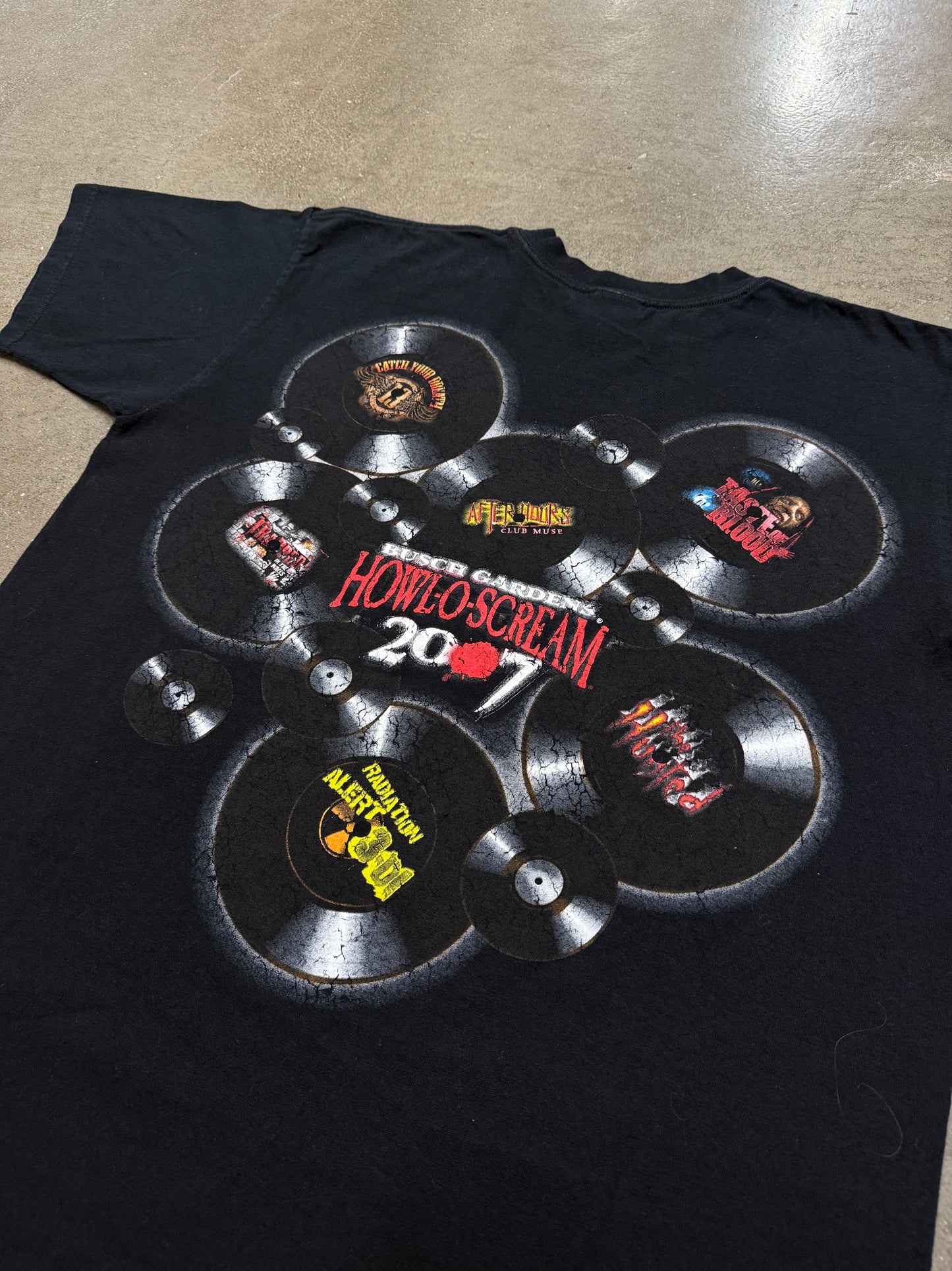 Halloween DJ 2007 Busch Gardens Horror T-shirt