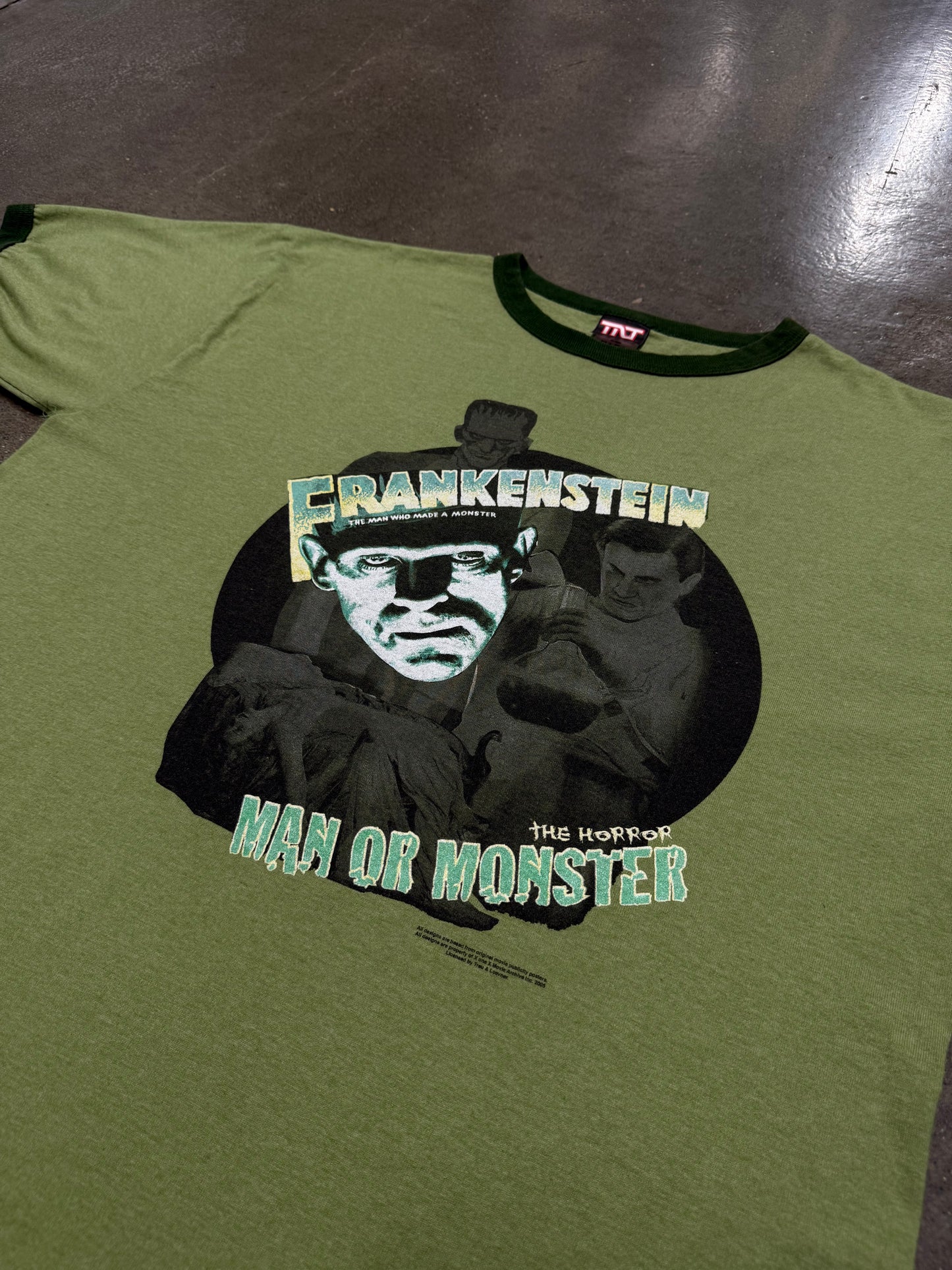2005 Frankenstein TNT Halloween T-shirt