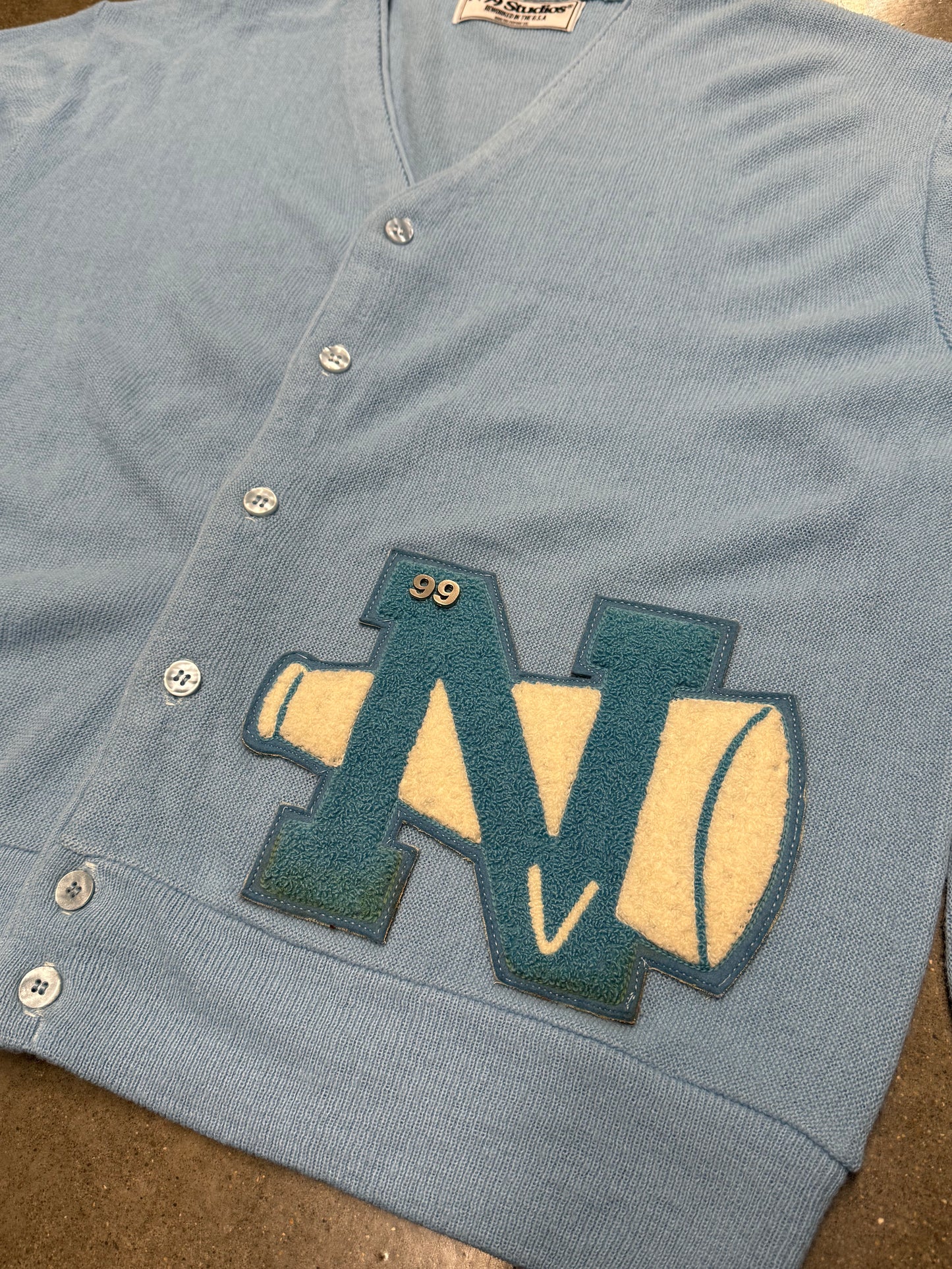 N99 Studios Varsity Cardigan