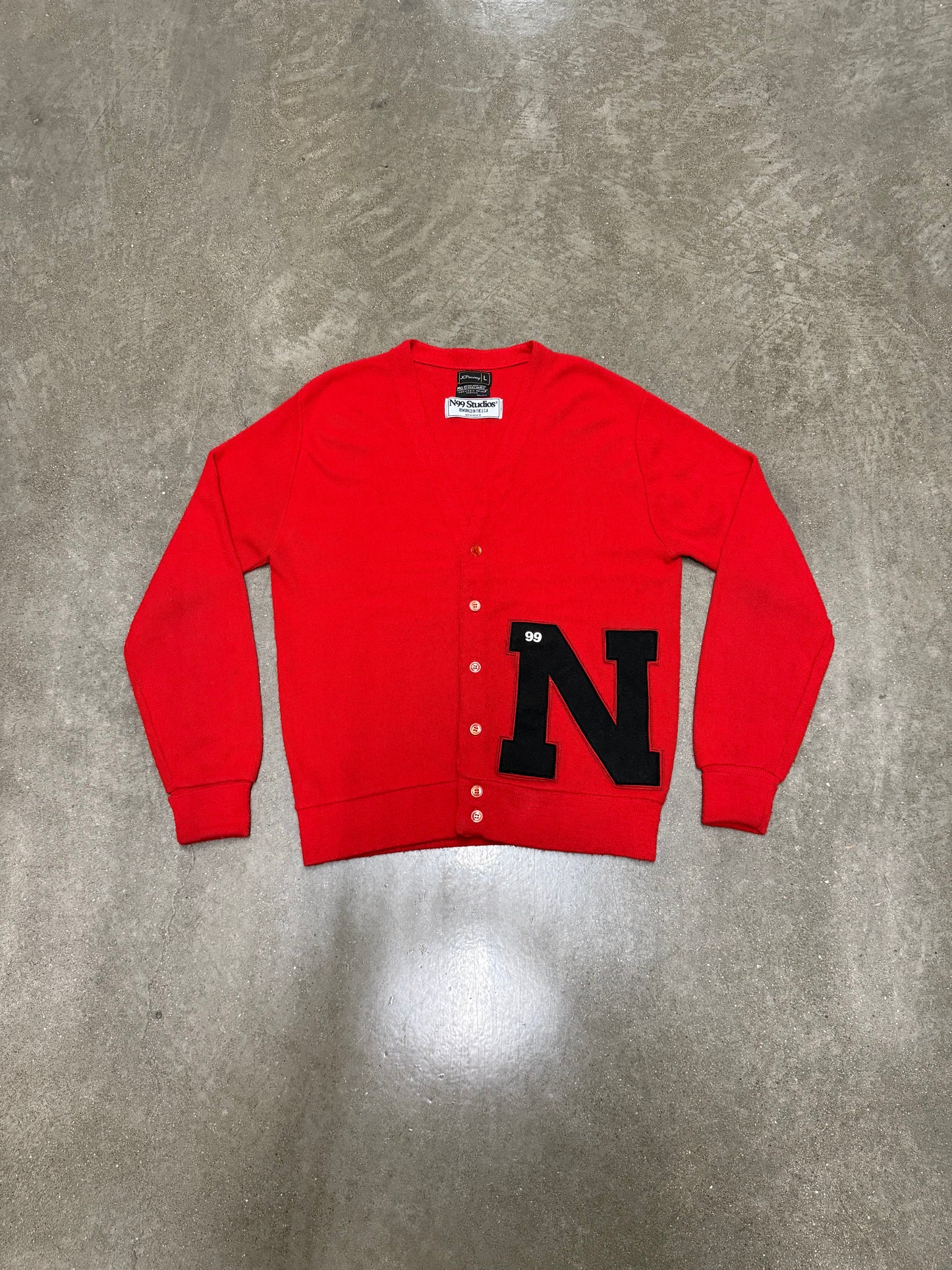 N99 Studios Varsity Cardigan