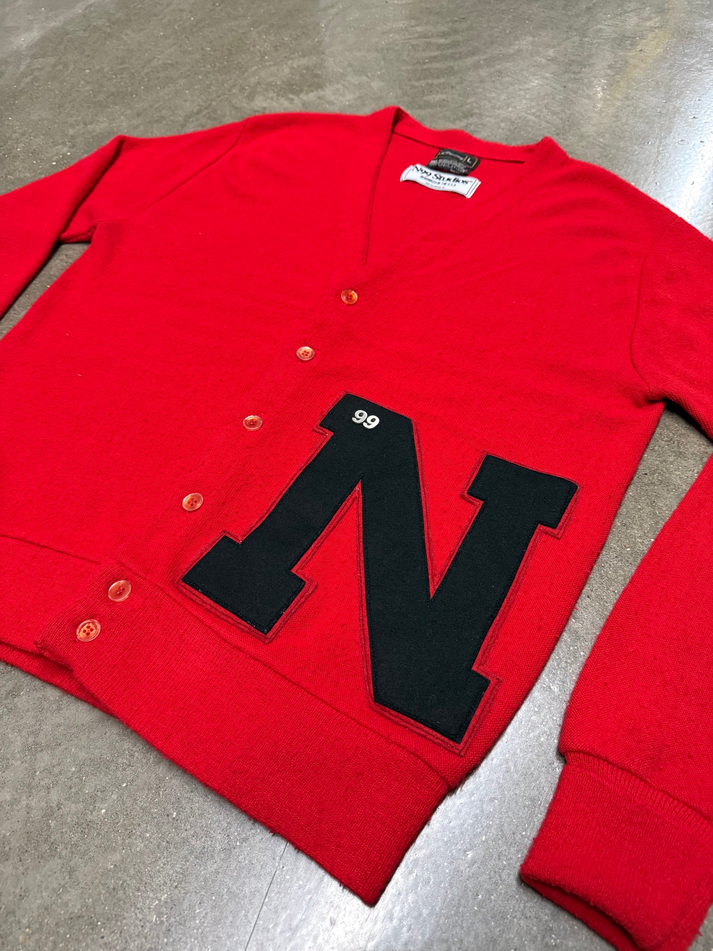 N99 Studios Varsity Cardigan