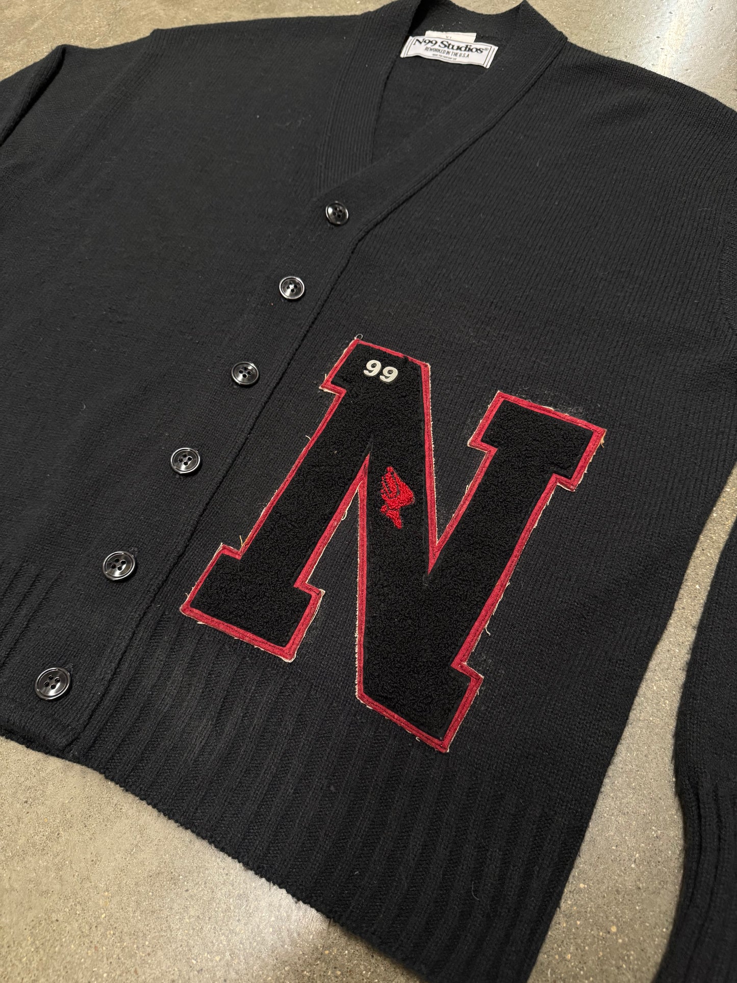N99 Studios Varsity Cardigan