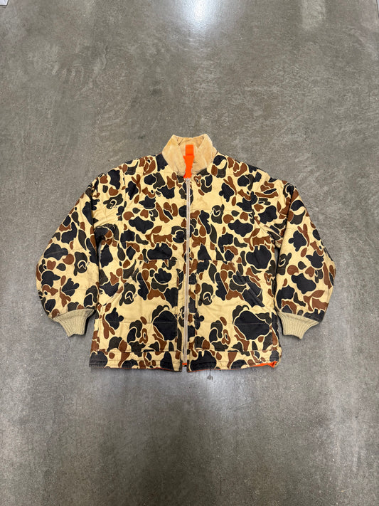 Vintage 10X Insulated Camo Duck Hunting Jacket