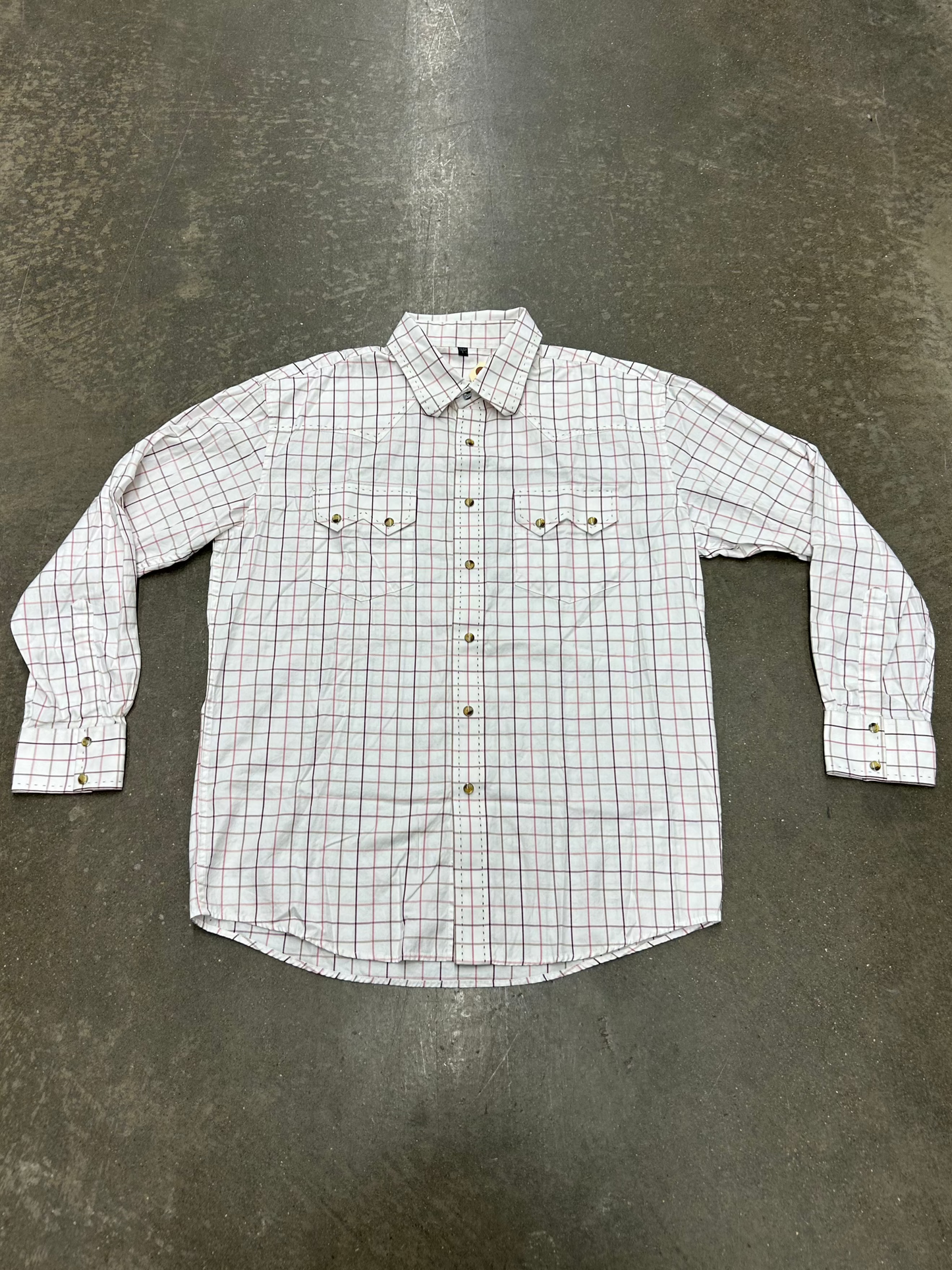 Y2K Western Snap Button Shirt