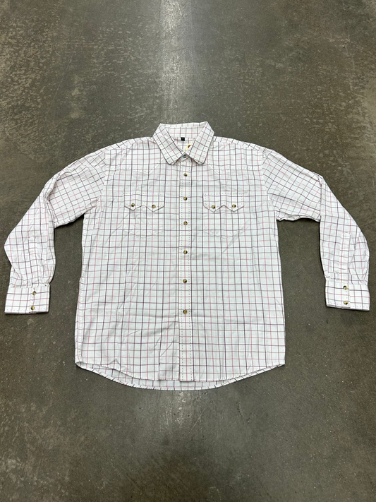 Y2K Western Snap Button Shirt