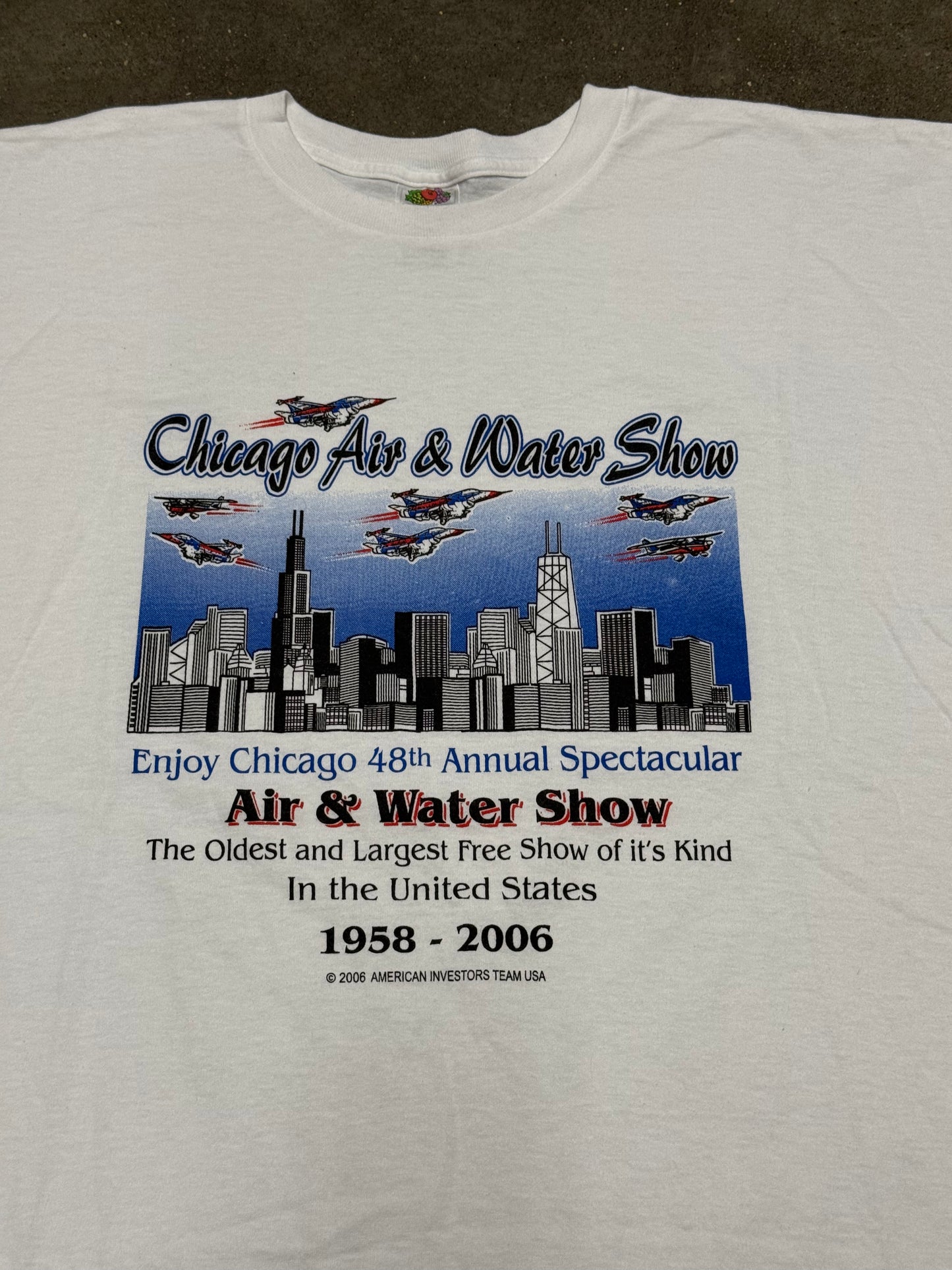 Vintage 2006 Chicago Air Show Y2K T-Shirt