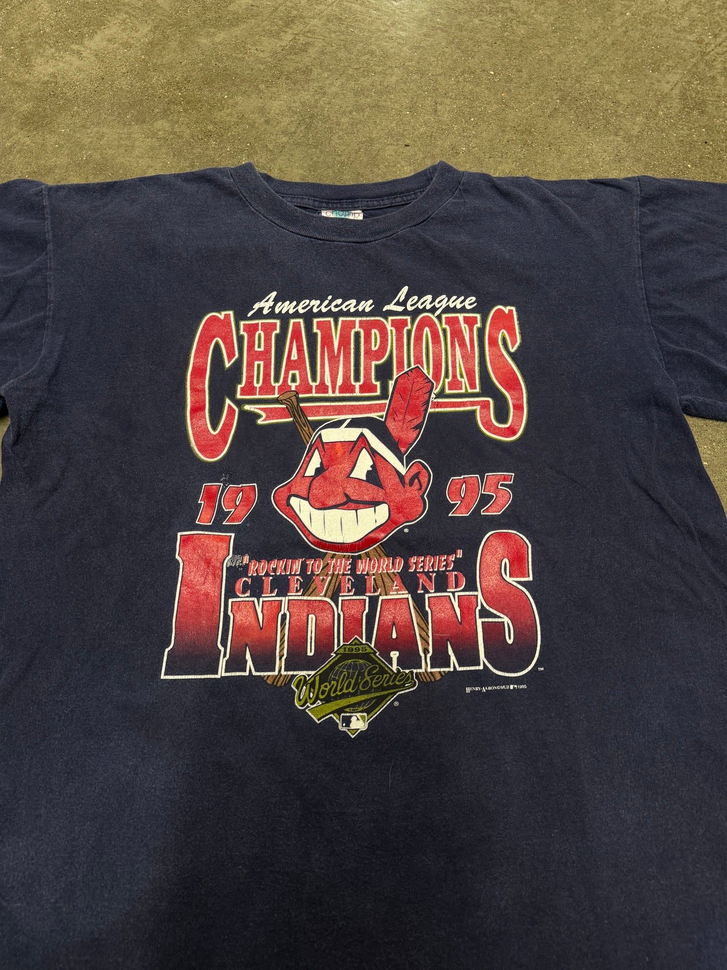 Vintage 1995 World Series Cleveland Indians T-Shirt