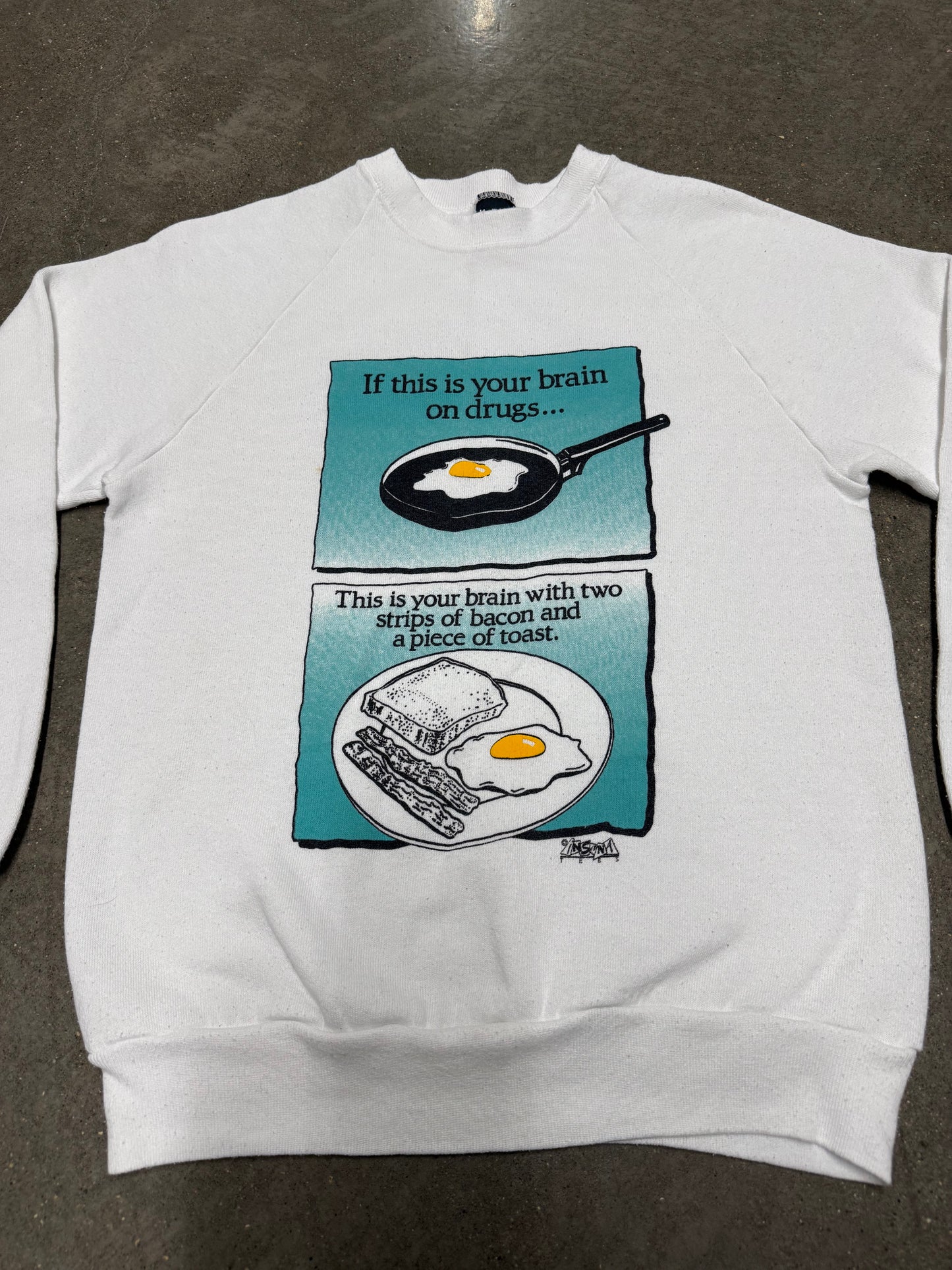 Vintage 90s Y2K Comic Strip Funny Crewneck