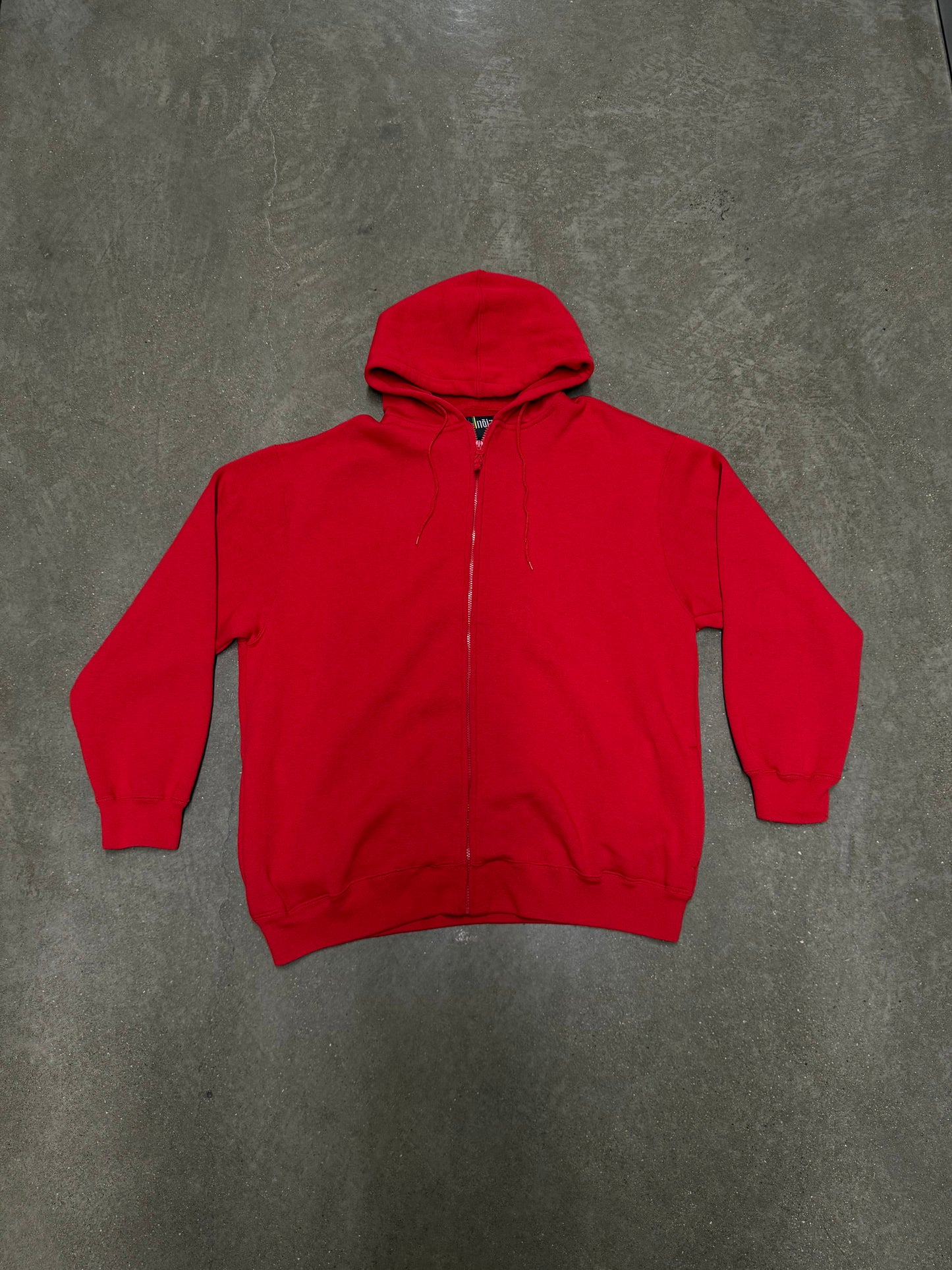Vintage Y2K/90s Red Zip Up Hoodie