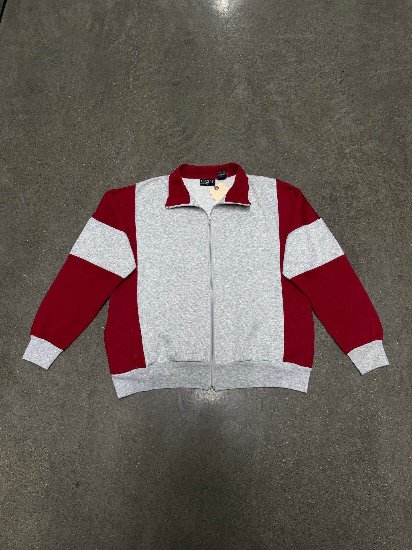 Vintage 90s/Y2K Zip Up Crewneck Jacket
