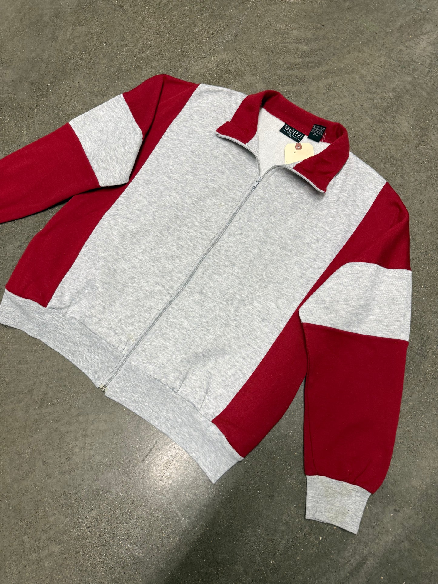 Vintage 90s/Y2K Zip Up Crewneck Jacket
