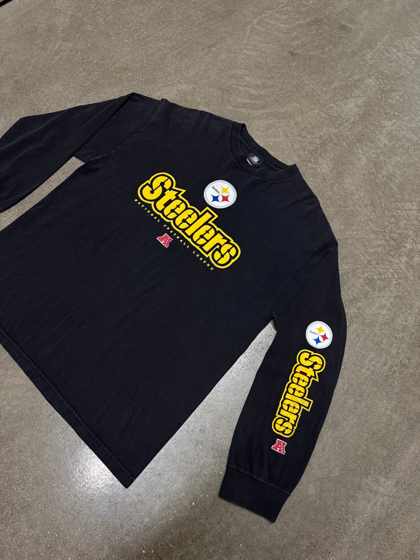 Vintage 1990s Y2K Pittsburgh Steelers Long Sleeve T-Shirt