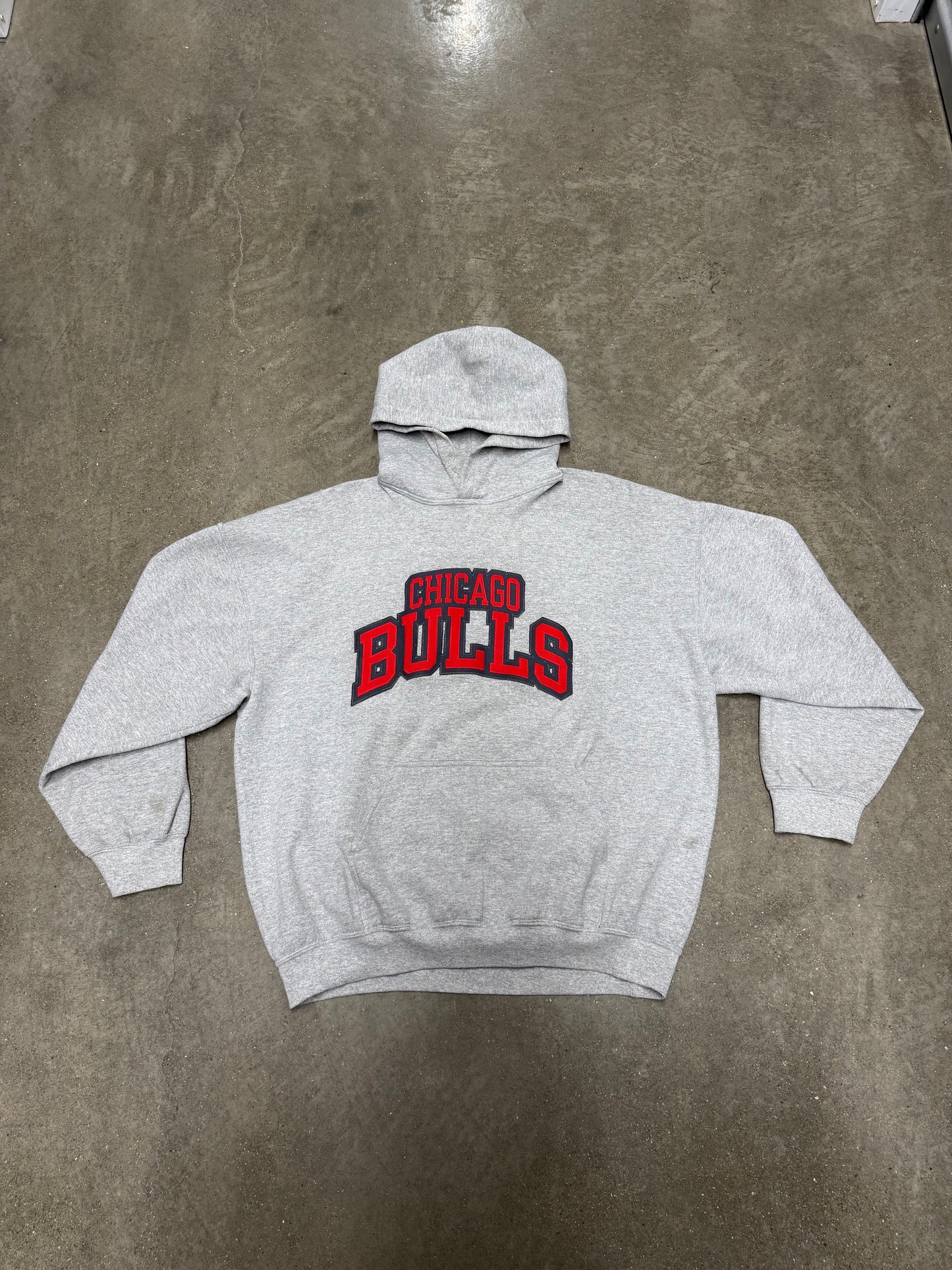 Vintage 1990s Y2K Chicago Bulls Hooded Sweatshirt